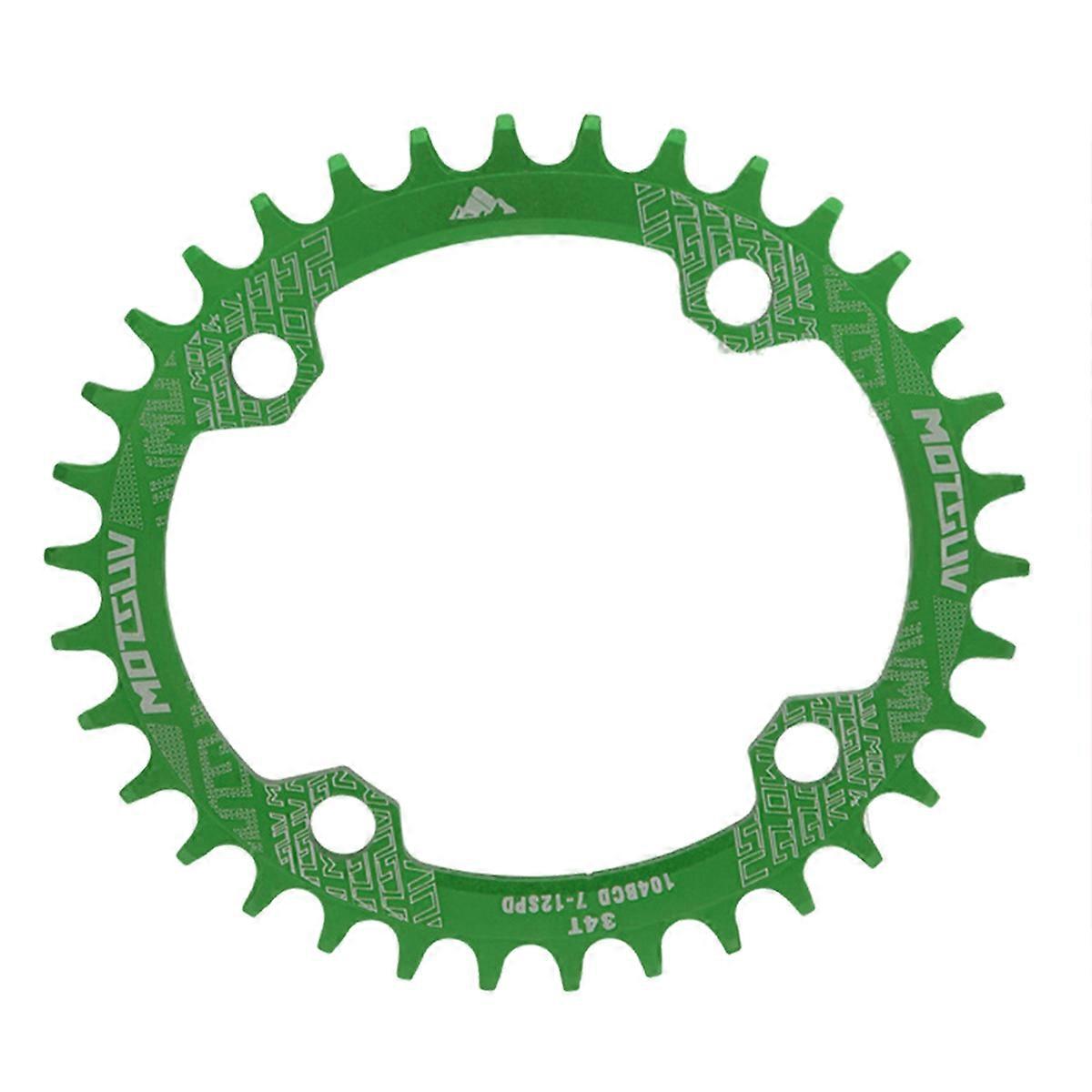 104BCD Bike Plateau Pièces Cyclisme Set Vert