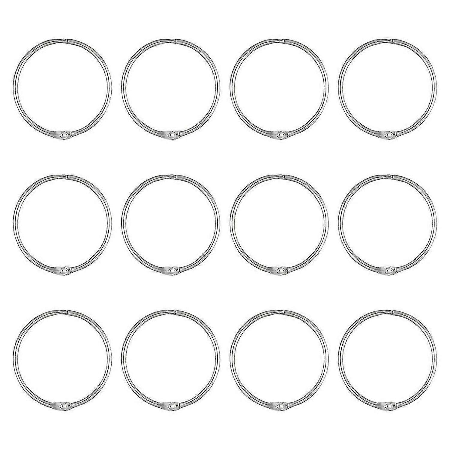 Duschvorhangringe, Duschvorhangringe Rostfrei, Silber