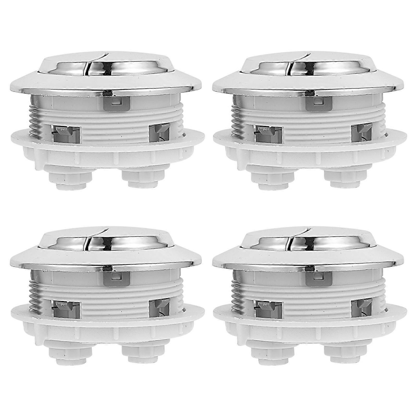 Universal Button Replacement for Toilet Tank 4Pcs Water Toilet Convenient Buttons