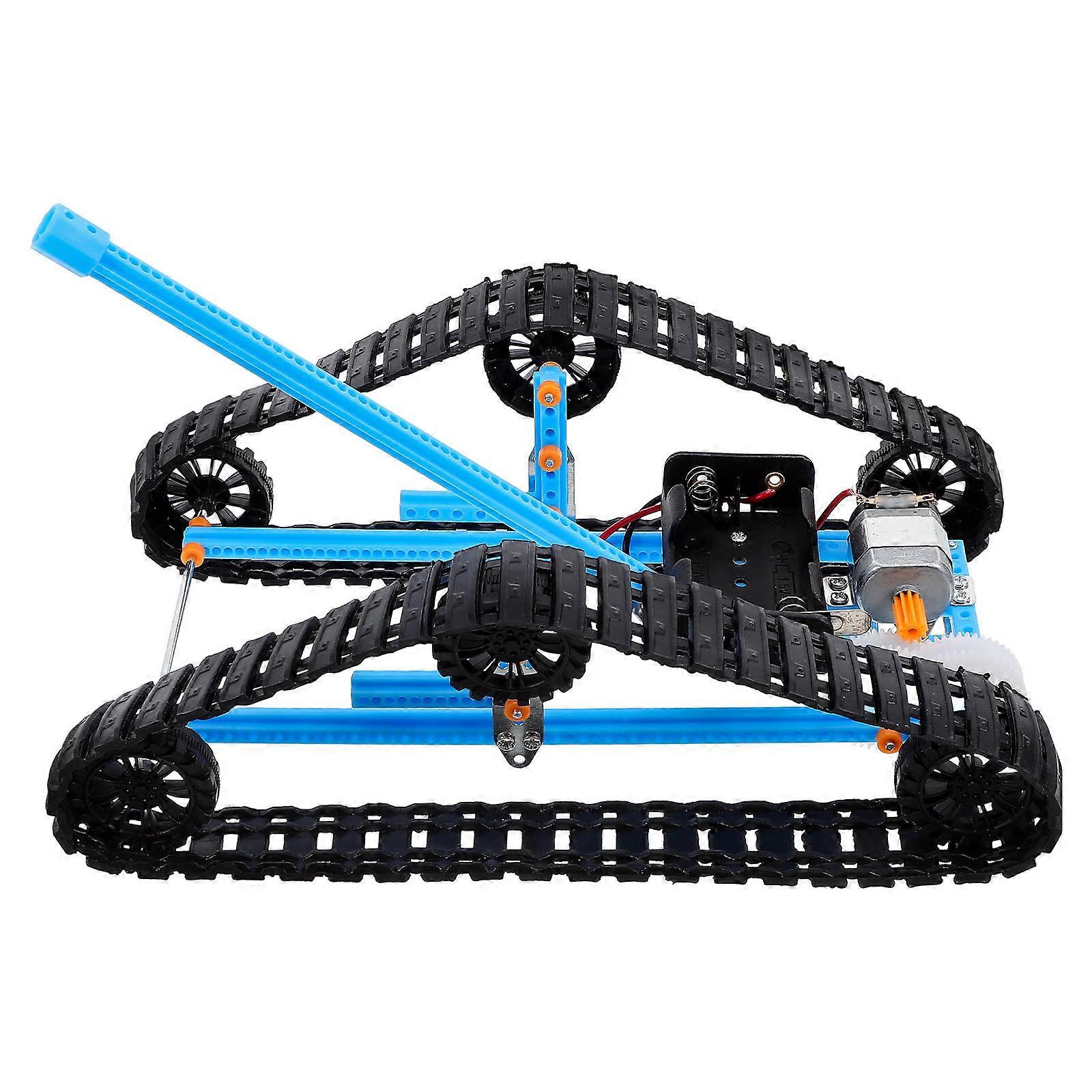 DIY Tracked Car Kit Science Experiment Model for Decoration 4Sets