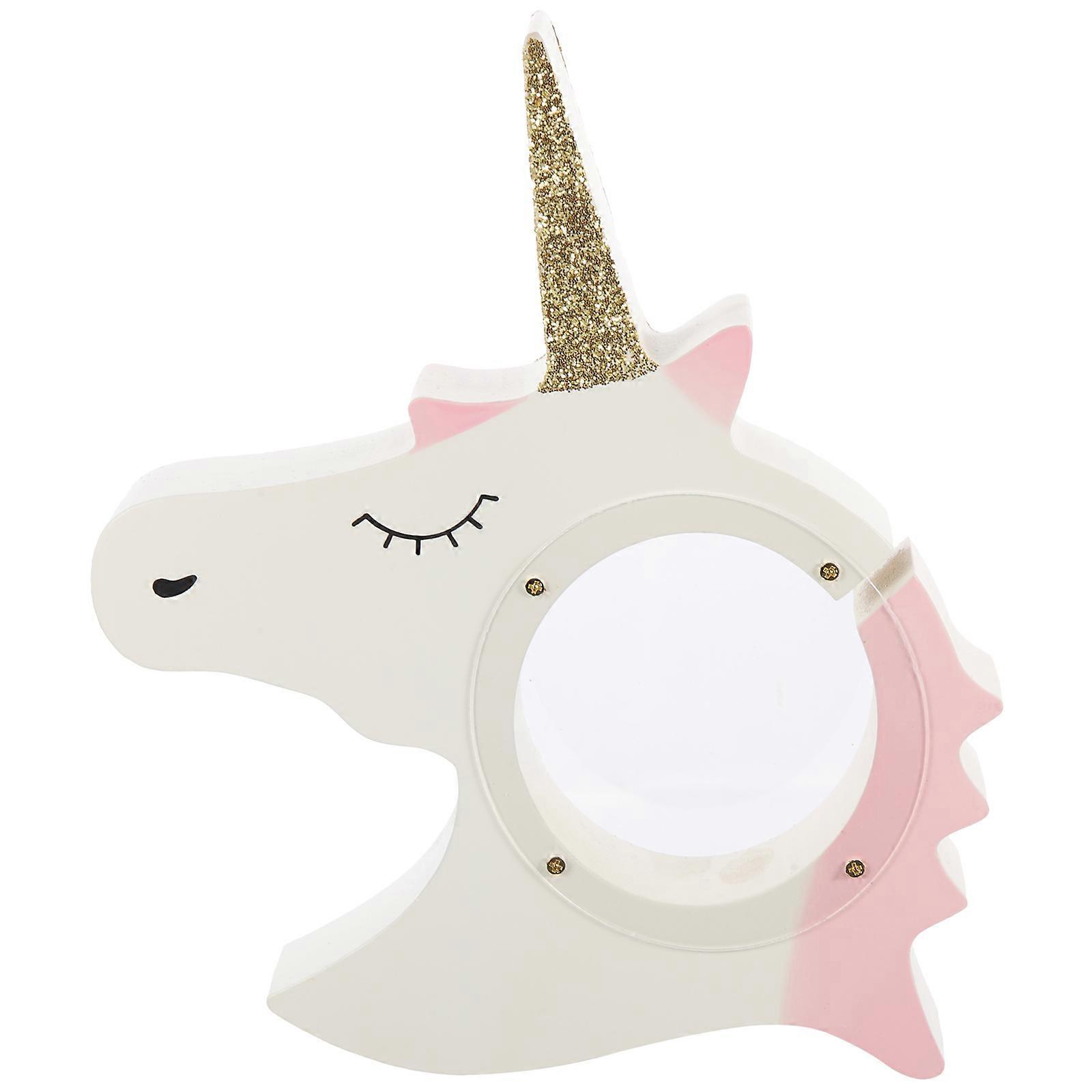 Cartoon Unicorn Piggy Bank for Storage Use 4Pcs Clear Coin Saving Bank