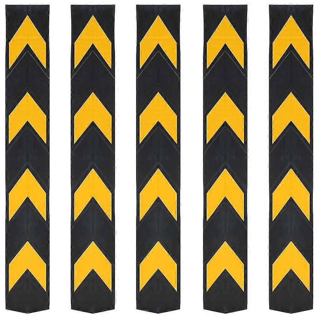 Reflective Corner Guards 5 Pcs Rubber 80 Cm