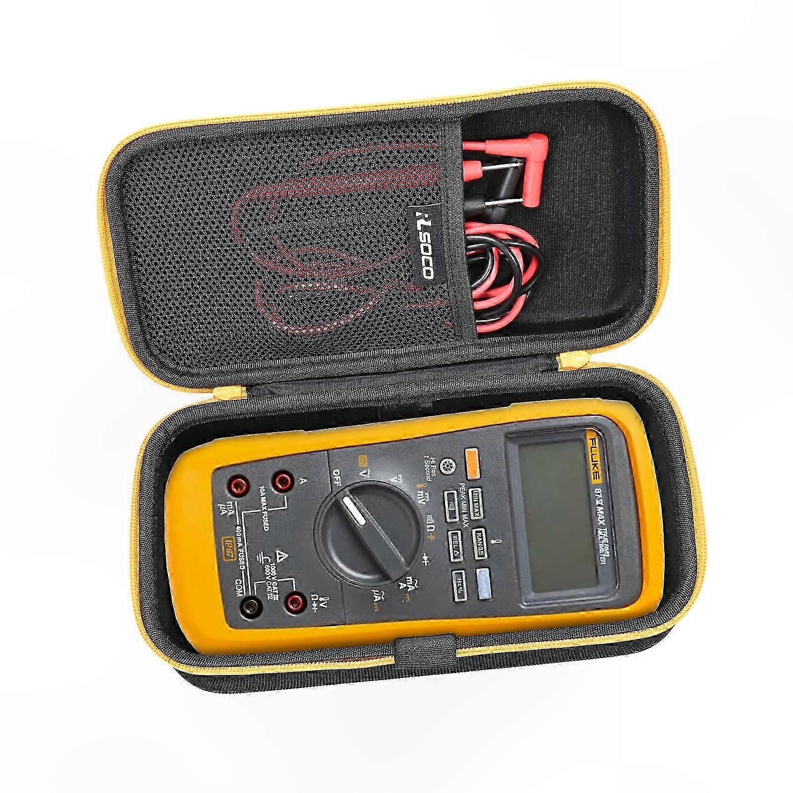 Durable Hard Case for TrueRMS Digital Multimeter Combo Kit with 87V MAX Accessories