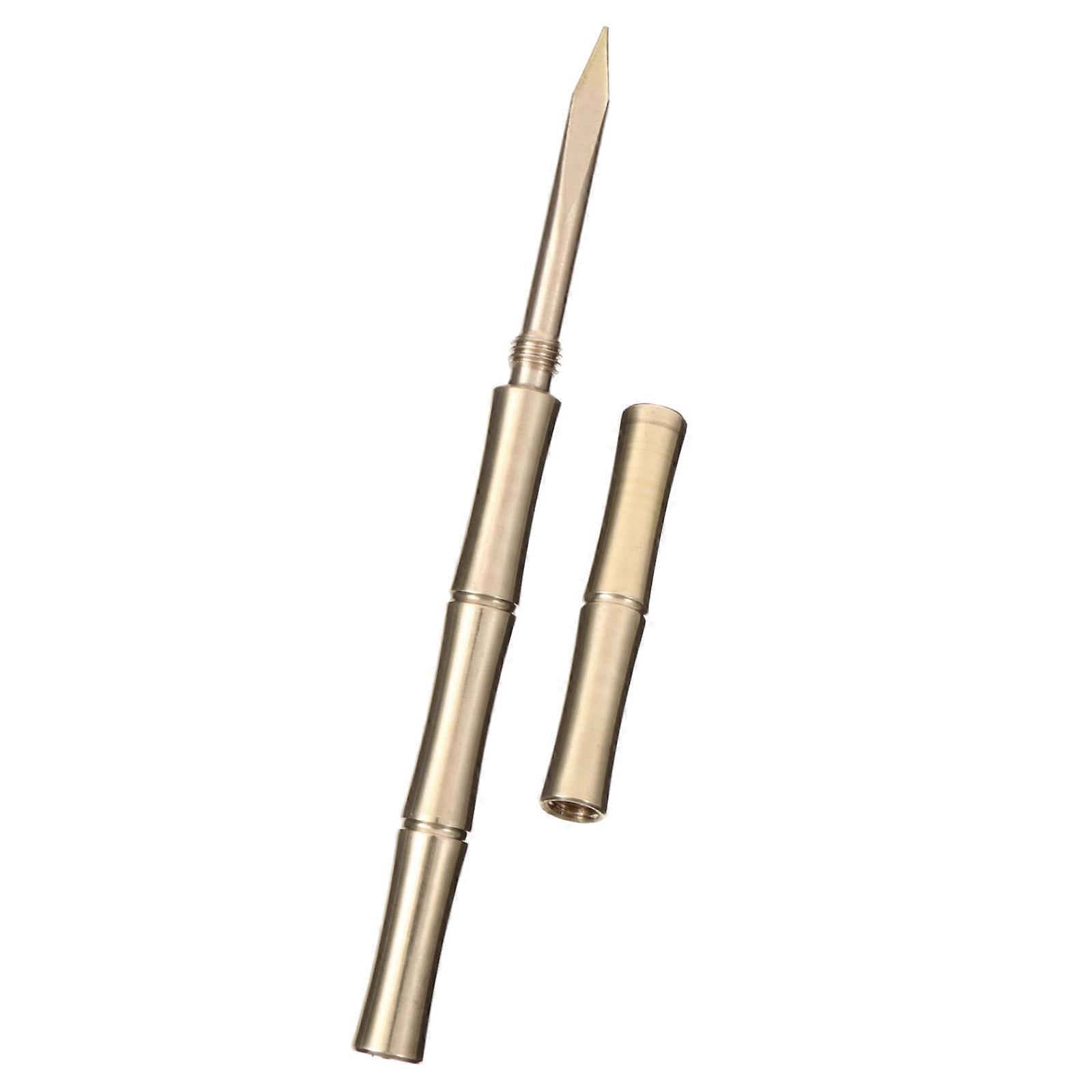 Copper Tea Accessory Needle for Prying Tool 1Pcs in Golden Finish