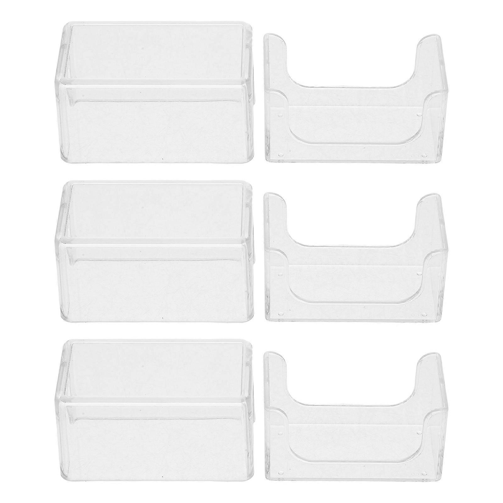 Chalk Storage Holder Acrylic Pool Chalk Box for 9Pcs Transparent