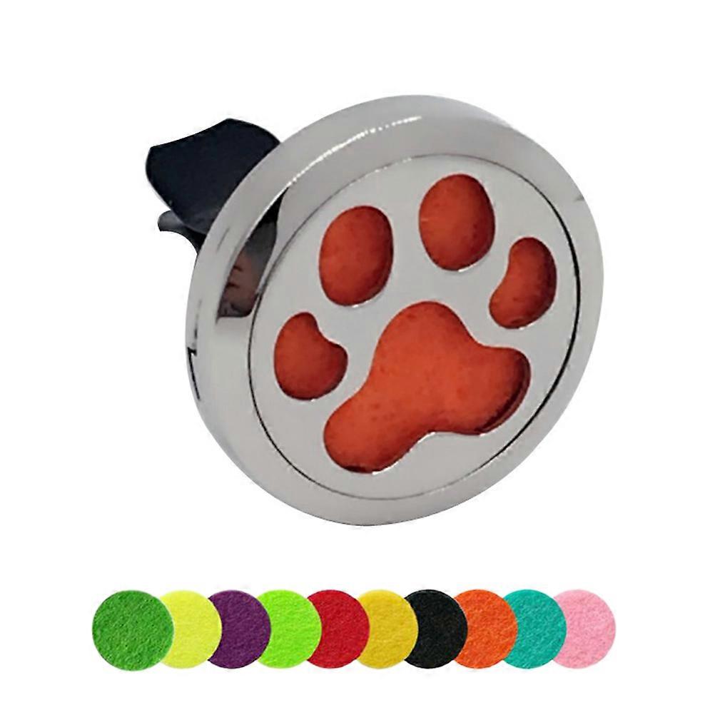 Car Vent Clip Aromatherapy Diffuser Essential Oil with 4Pcs Color Pads