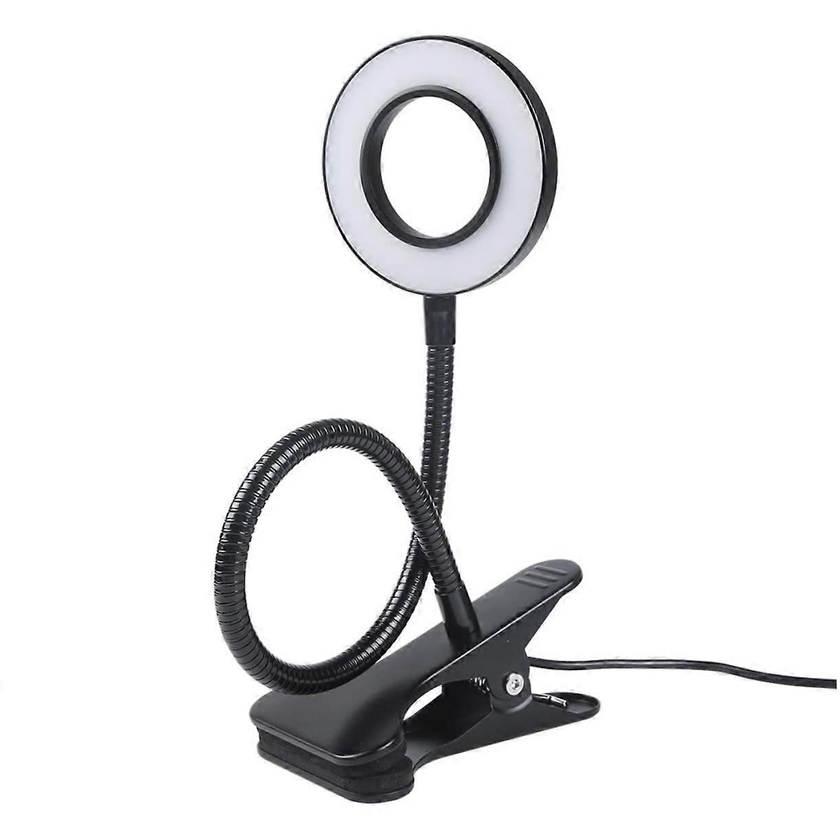 ClipDesk Lamp LED Smart Light Grey Dimmable Work Table Lamp Makeup Ring Light
