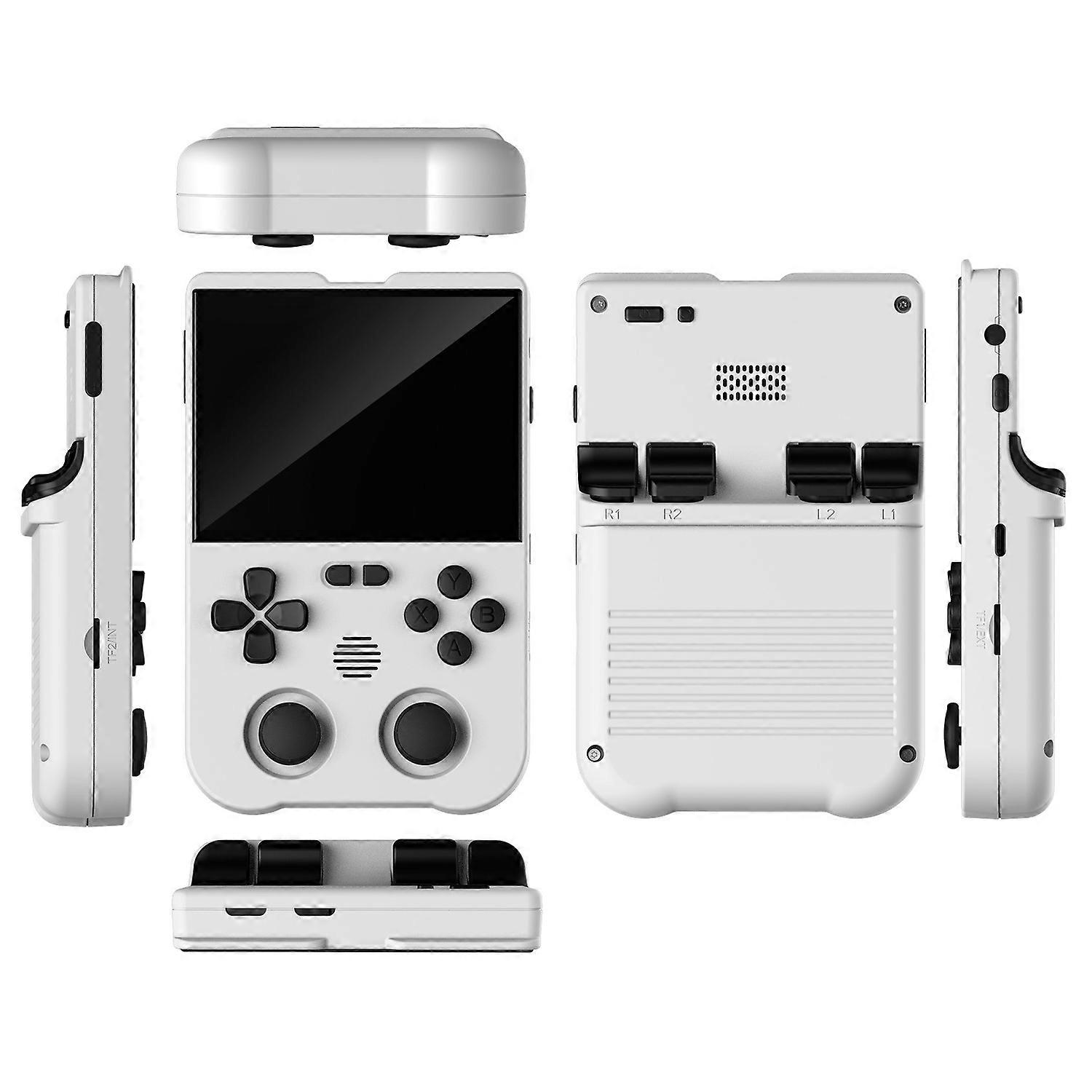 2pc AMPOWN XU10 Dual Joystick Retro Handheld Game Console (No TF Card) - White