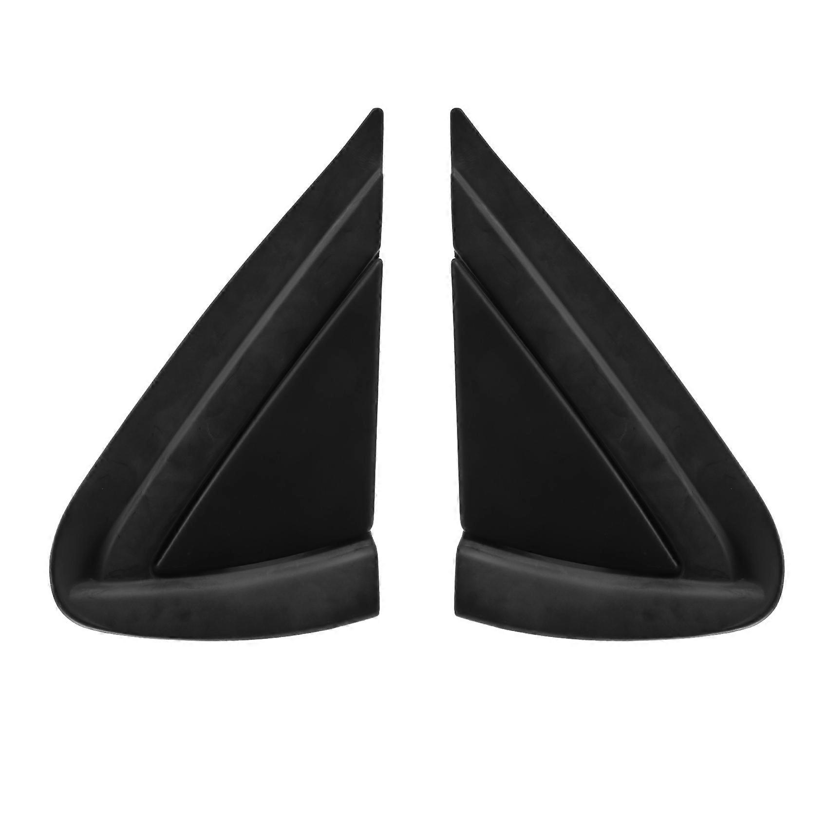 Car Front Left&Right Window Triangle Plate Side Mirror Corner Triangle Garnish Cover Panel for Citroen C4 C4L 2012-2015