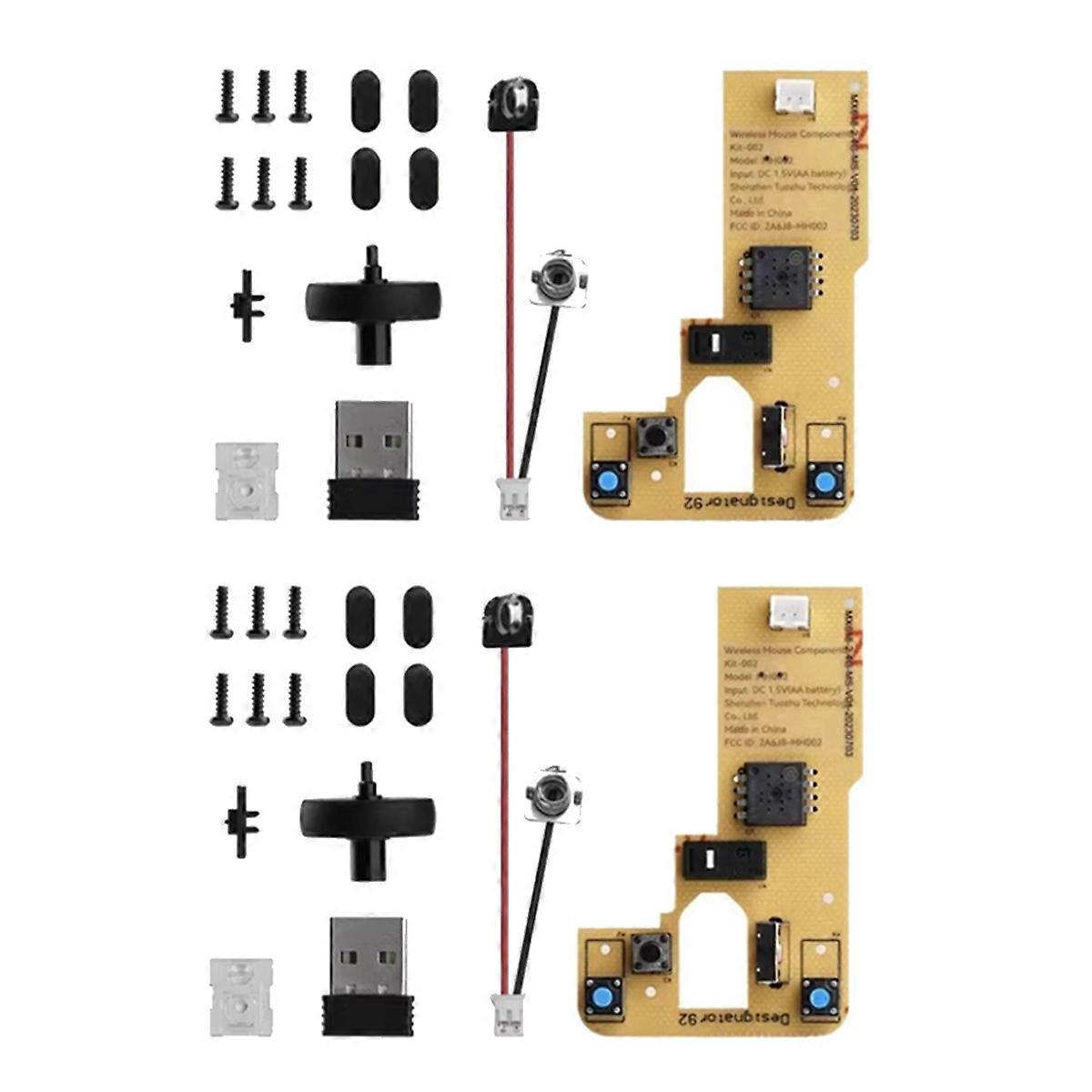 For DIY 3D Printing Wireless Mouse Kit 002 Computer Mouse Components with Printer Parts and Hardware