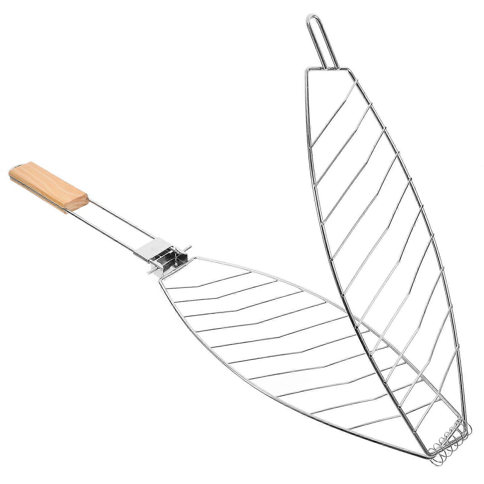 5Pcs Rectangular Fish Grill Basket Lightweight Portable Grilling Tool Designed For Outdoor Enthusiasts Ensuring Even Heat Distribution