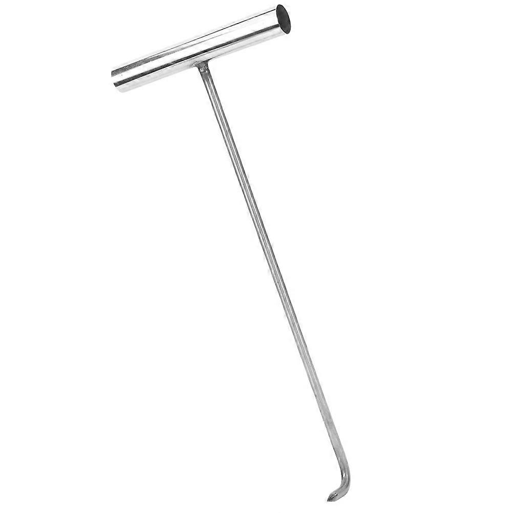T Shape Hook Manhole Hook for Lifting 3Pcs Stainless Steel Pull Tool