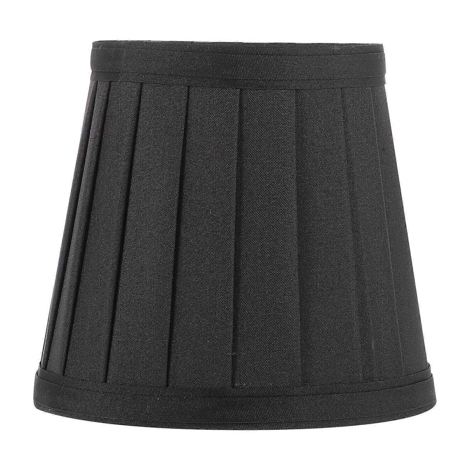 Black Cloth Barrel Lamp Shade for Ceiling Light Decorative 3Pcs Set