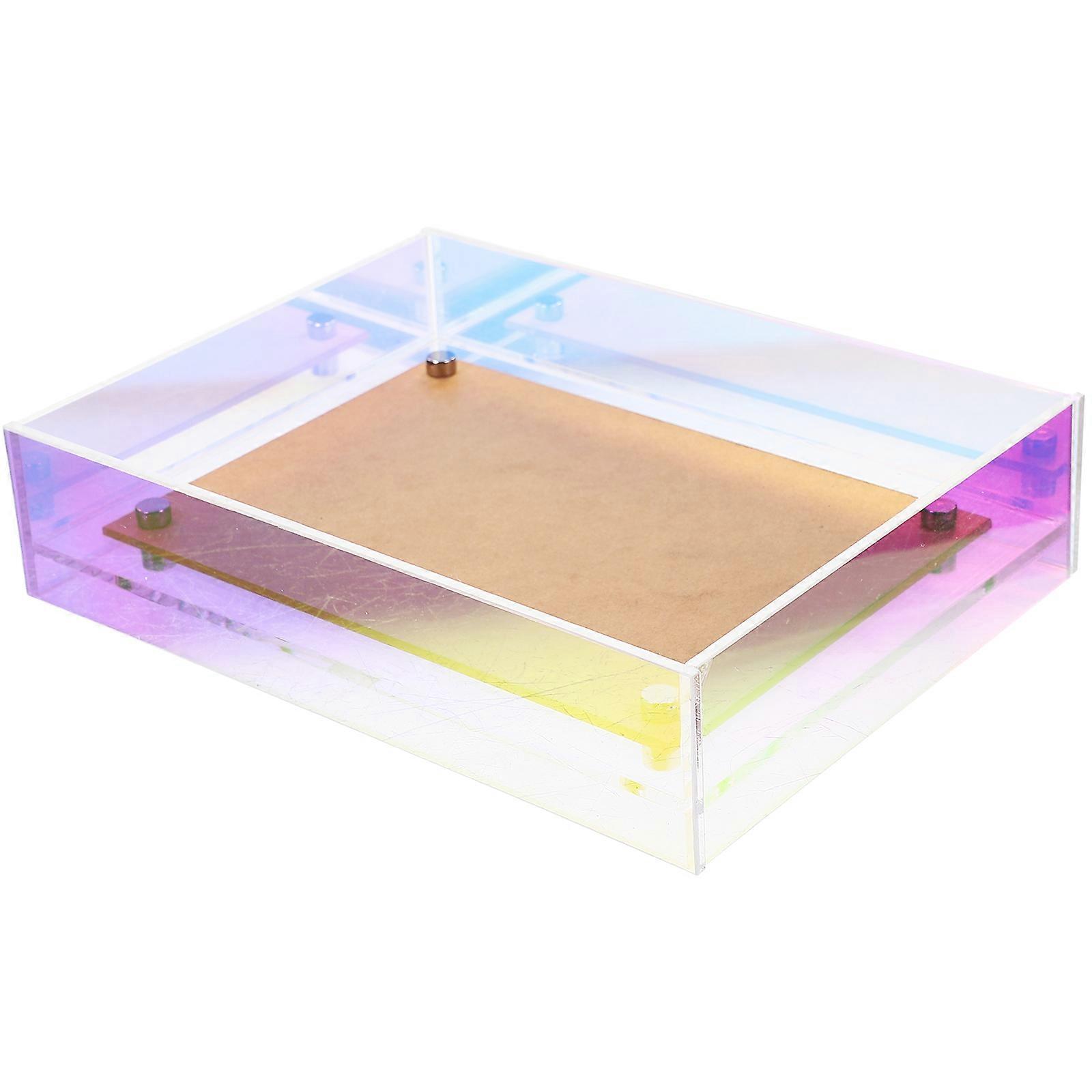 Business License Frame Acrylic Authorization Holder for Storage Use 4Pcs