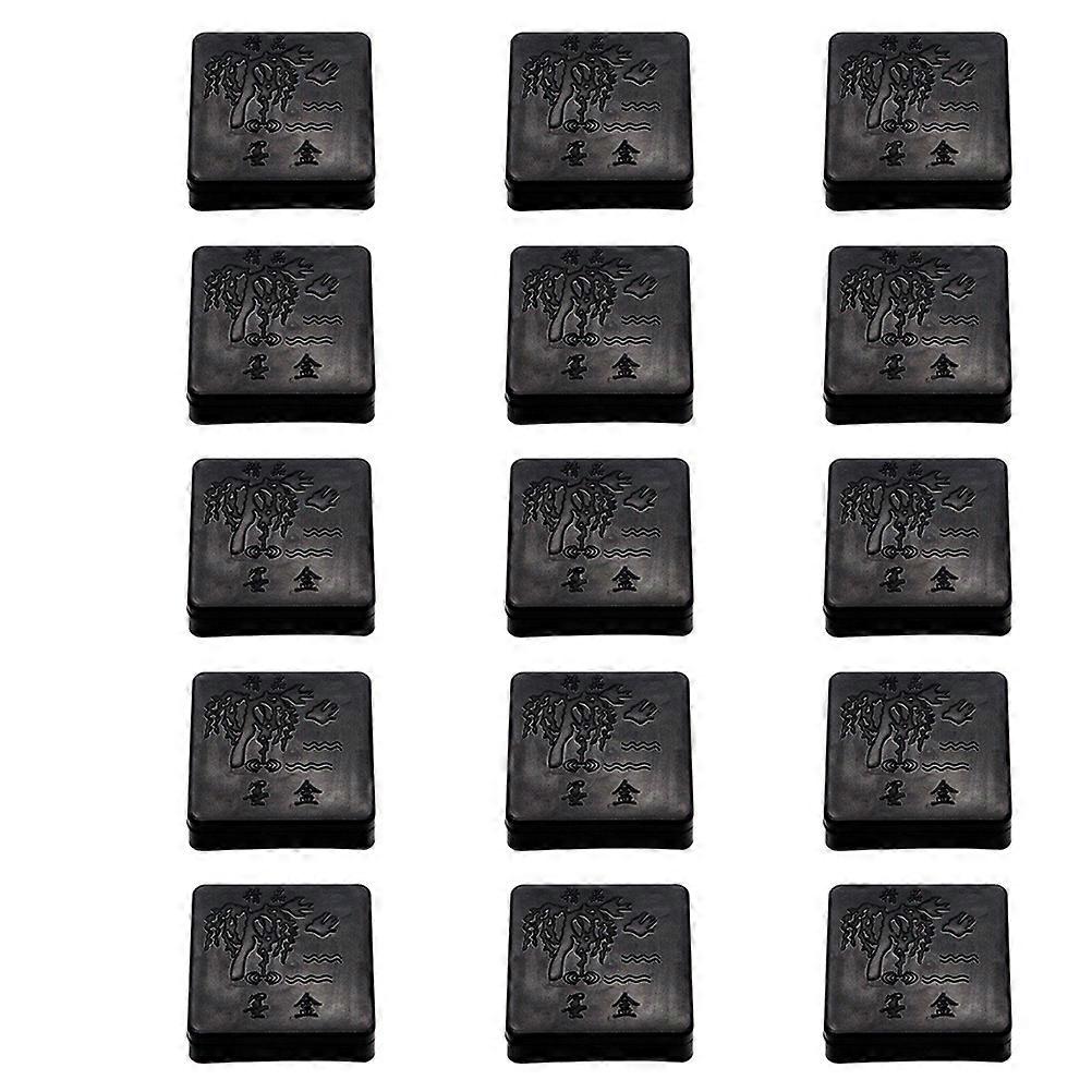 Practical Inkstone Calligraphy Accessory for Home Use 30Pcs Black