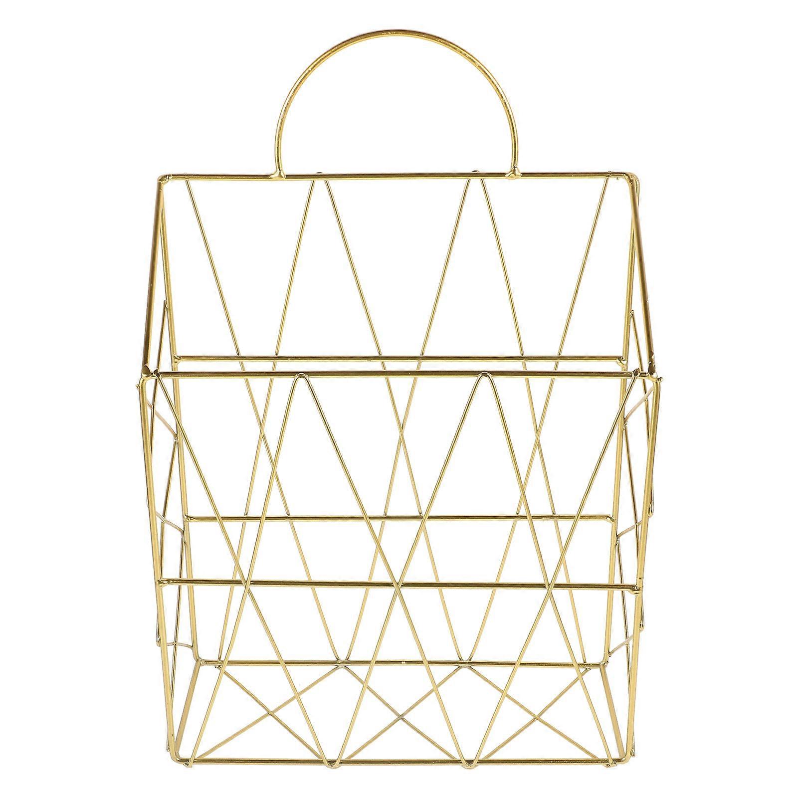 Hanging Shelf Yellow Wall Shelf for Creative Storage Organizer