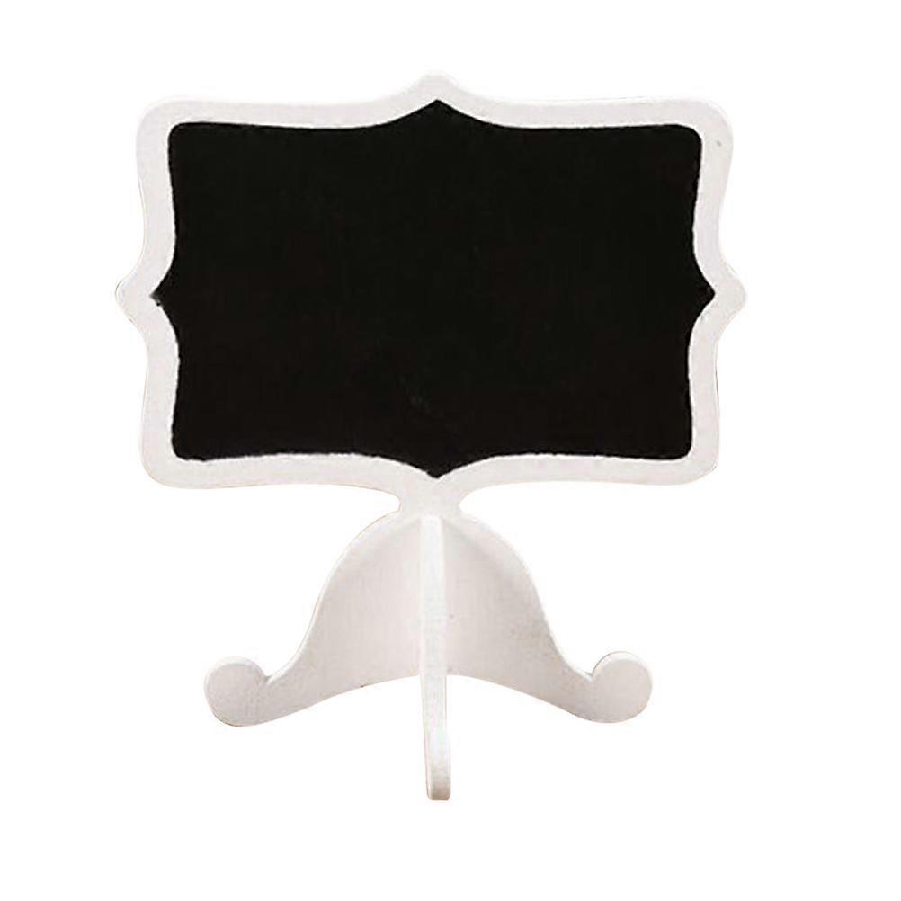 White Wooden Blackboard Signs for Party Messages with 10Pcs Mini Boards