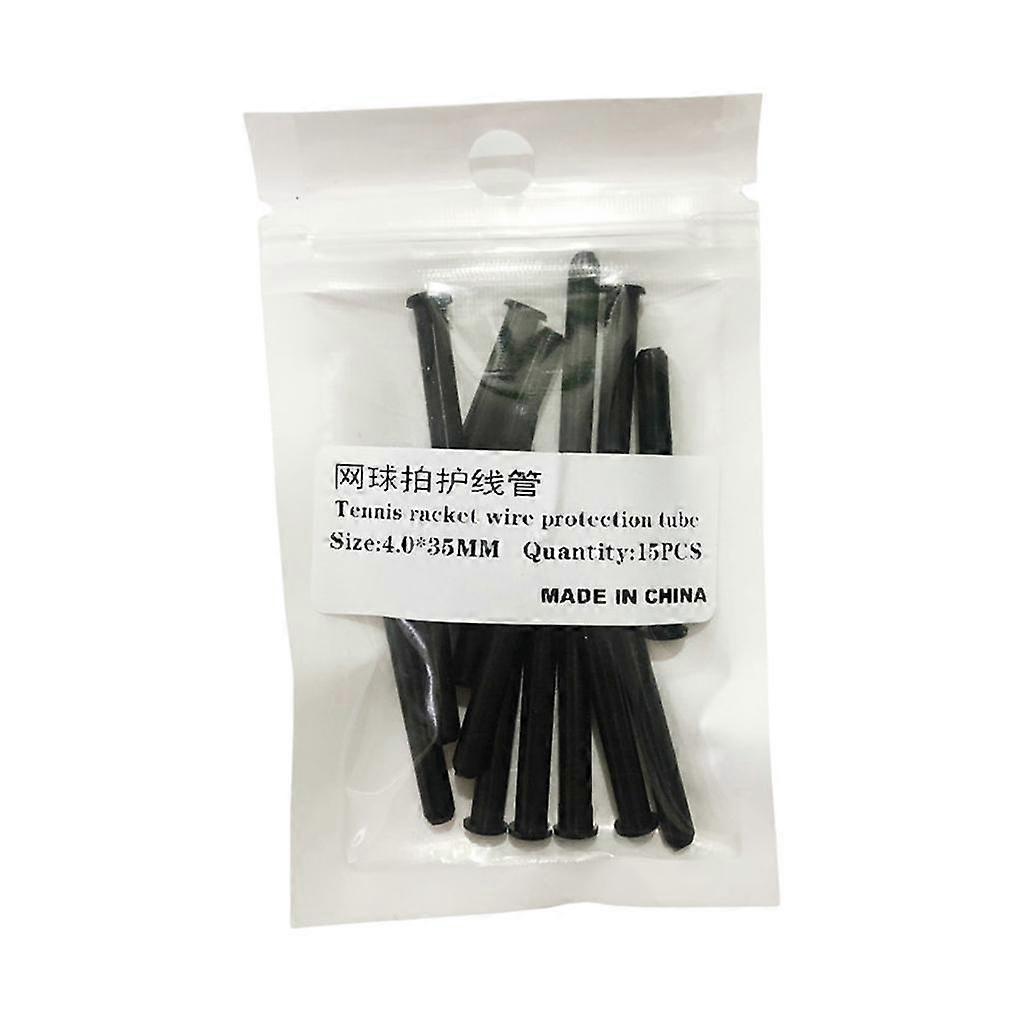 15x Tennis Racket Grommets Racquet Eyelets String for Protection Tubes 4x35mm
