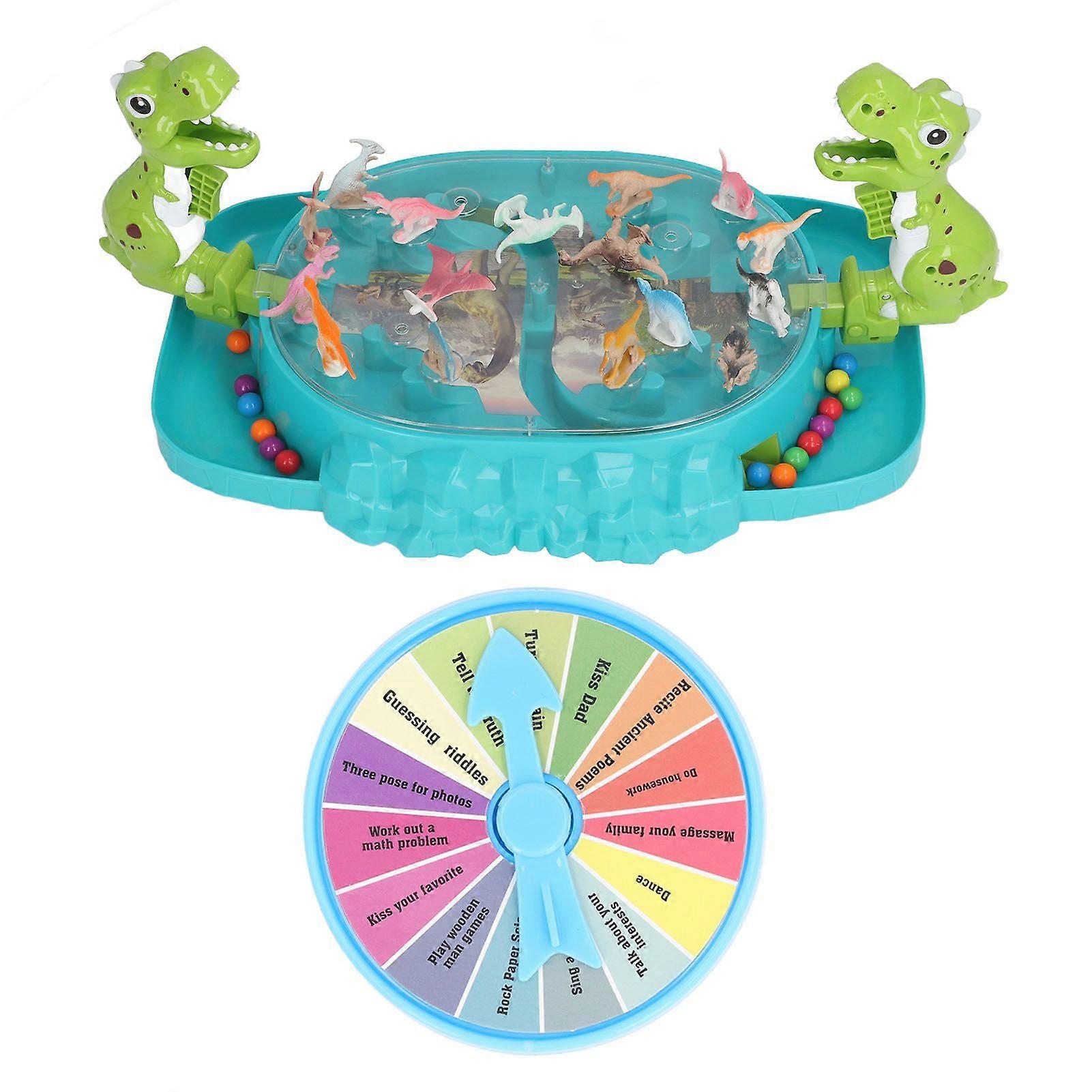 Interactive Dinosaur Battle Game 2 Players Hand Eye Coordination Dinosaur Battle Shooting Game for Children