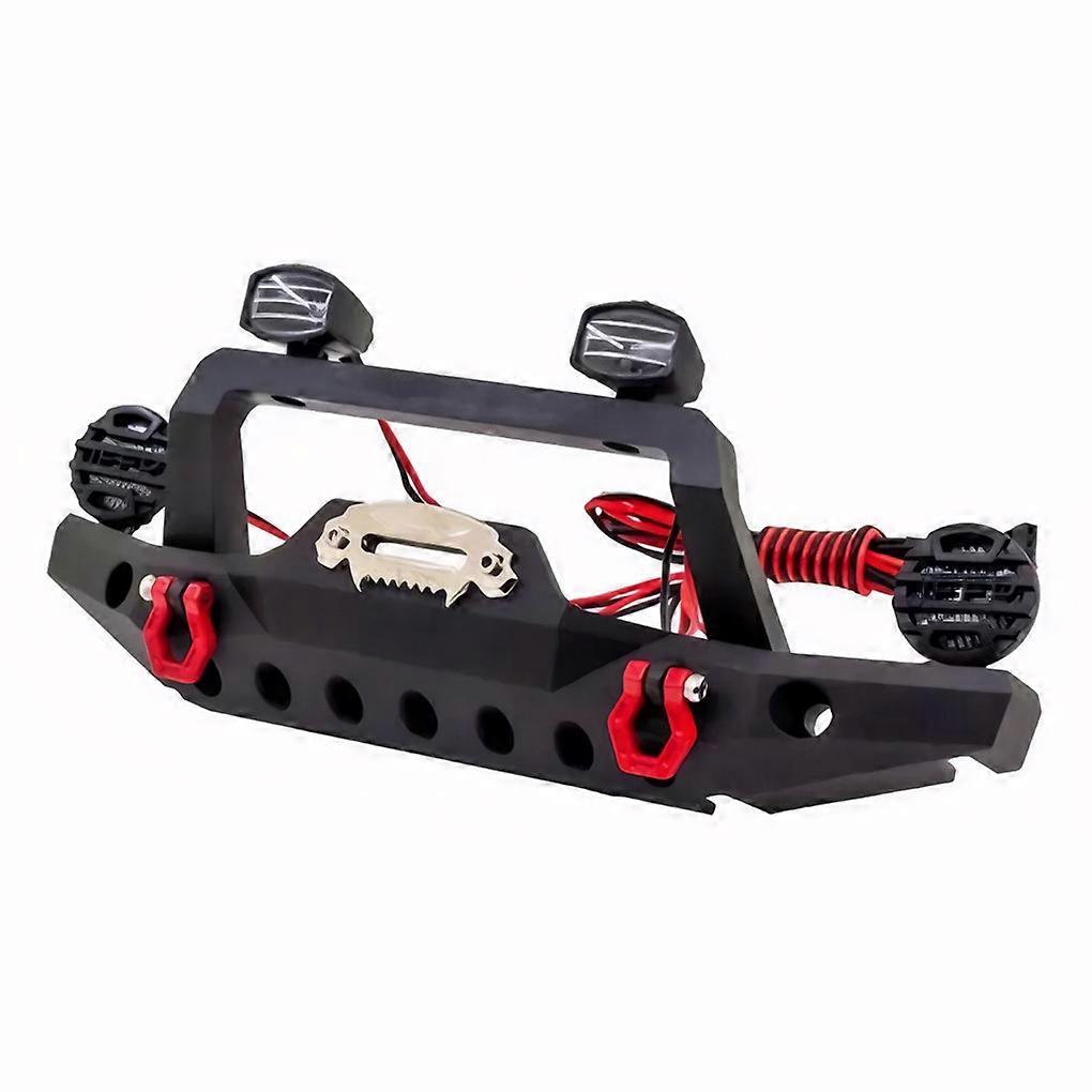 RCGOFOLLOW Front Bumper RC Car Part Durable Rc Front Bumper For 1/8 1/10 Axial TRX4 SCX10 90046 SCX24 MAXX Crawler