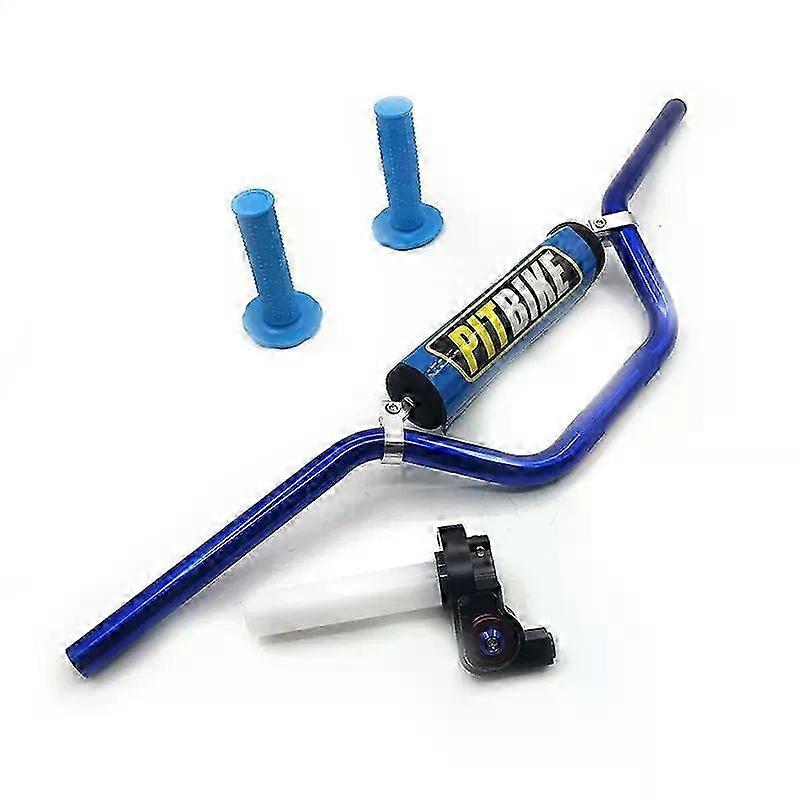 22mm Handlebar 7/8" Handle Bar With bar Pads Handle Grips and Settle Twist Throttle For Motorcycle Dirt Pit Bike 26s