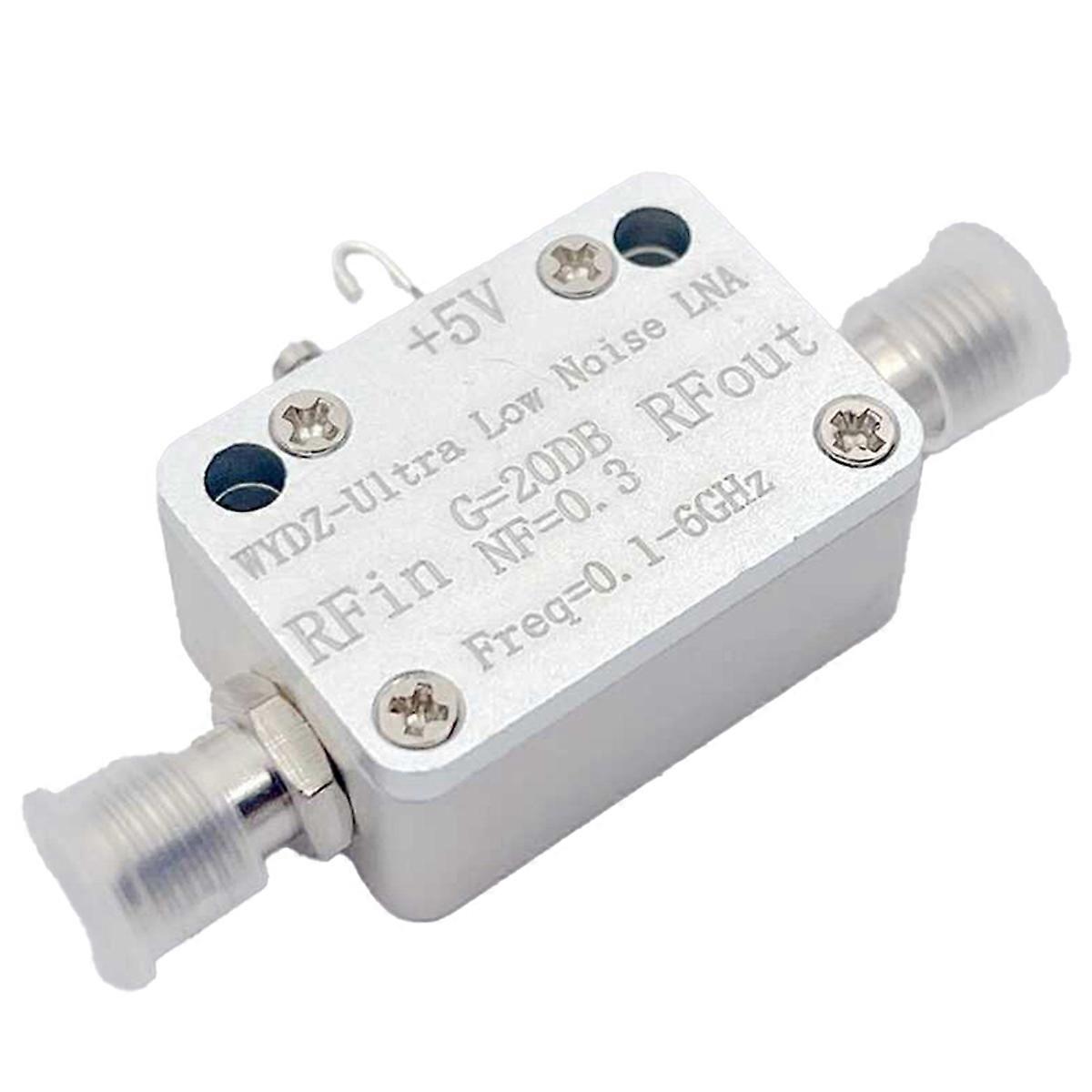 100M-6GHZ 20DB Ultra Low Noise LNA Verstärker = 0,3 Antrieb Signal Empfänger POWER Amplifier FM Radio VHF UHF 5,8Ghz