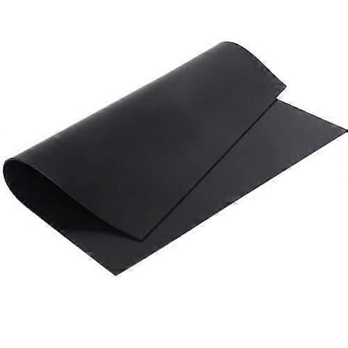 Black Silicone Rubber Sheet 10"x10" Nonstick Electrical Insulation Mat 1.5mm Thickness