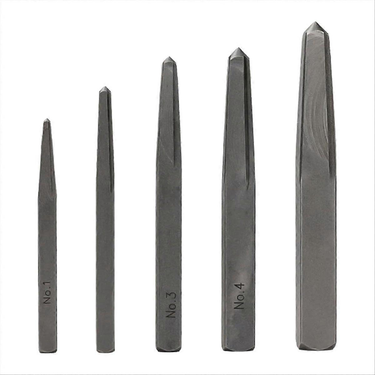 Easy-Out Screw Extractor 5pcs Quickly Remove or Stripped Fasteners