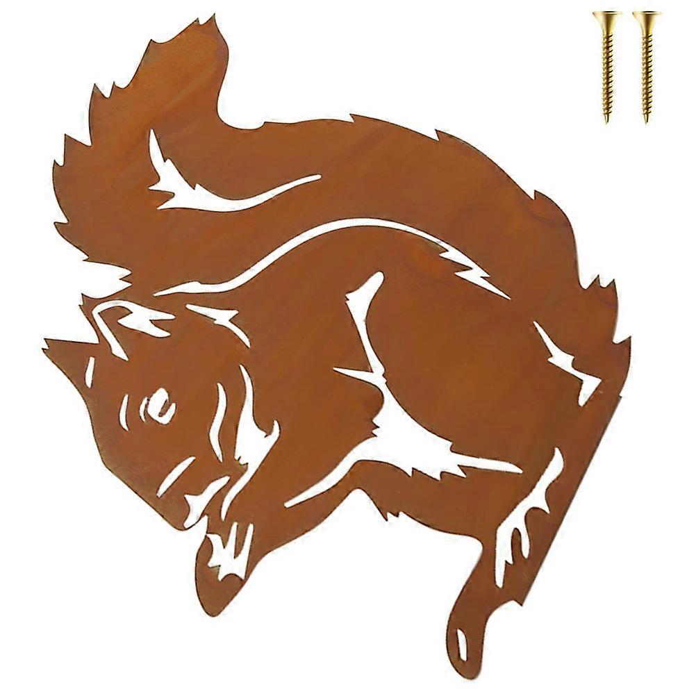 Yard Animal Stake Garden Squirrel Insert for Lawn Decoration 5Pcs