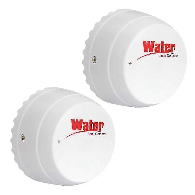 2-Pack Tuya WiFi Smart Water Leak Sensor with Flood Alarm, Works via Tuya Zigbee Gateway for Security