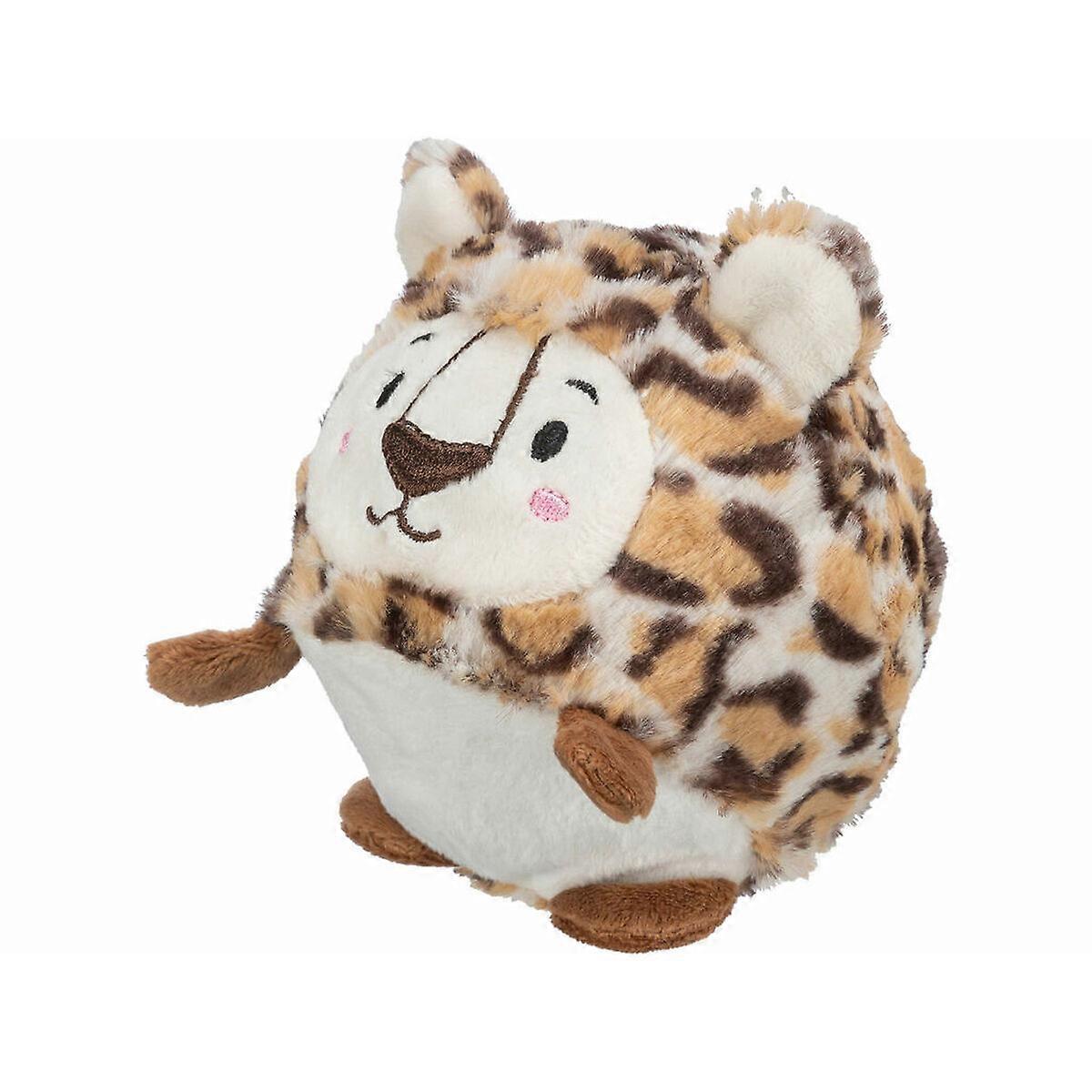 Soft toy for dogs Trixie Polyester Plush Natural rubber Leopard 13 cm