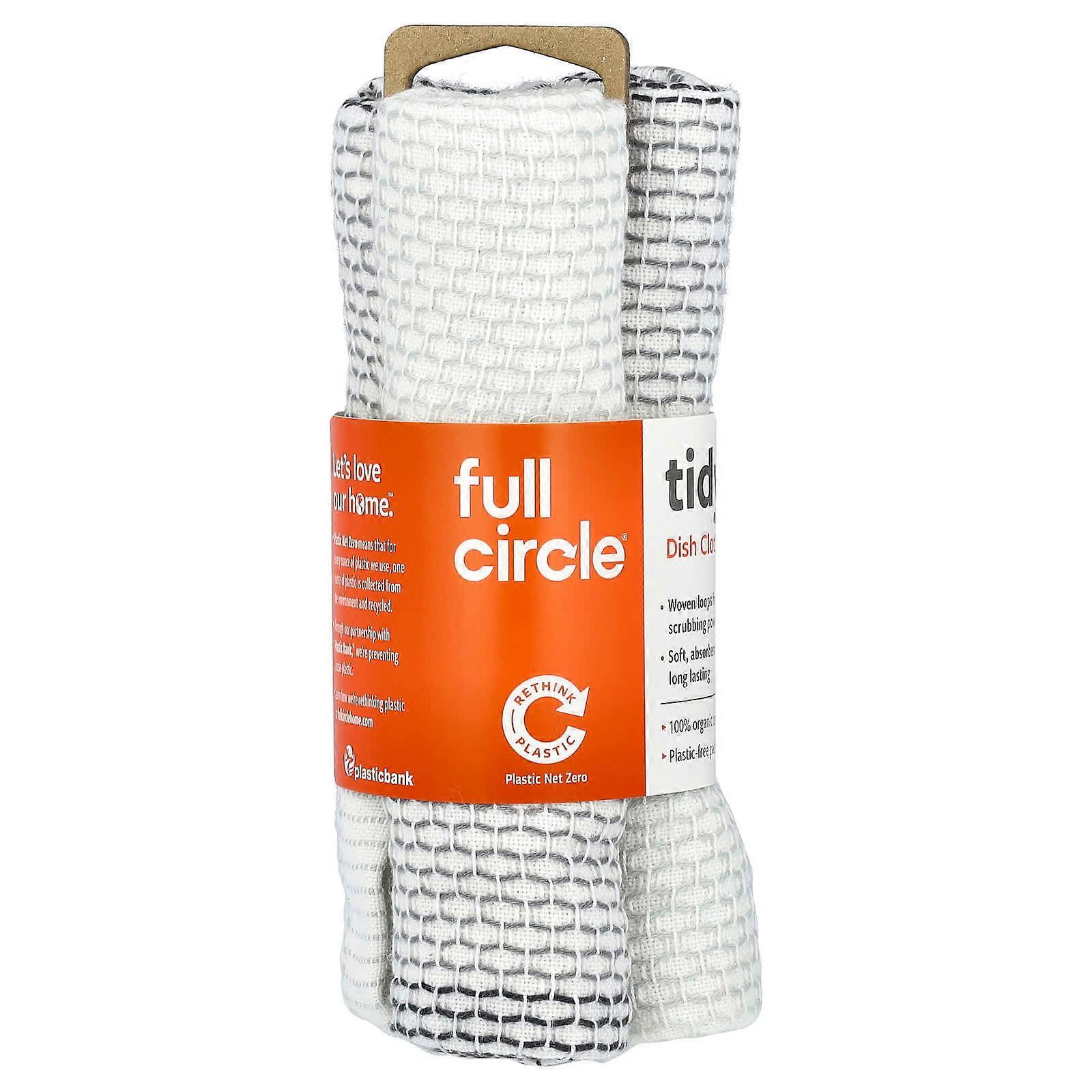 Tidy Dish Cloths, Grey, 3 Cloths