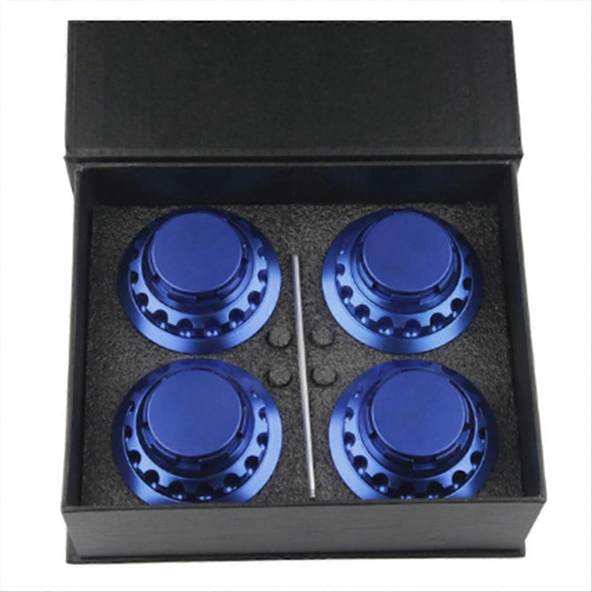 Blue Wheel Center Hub Caps Hubcaps Cover for 917 918