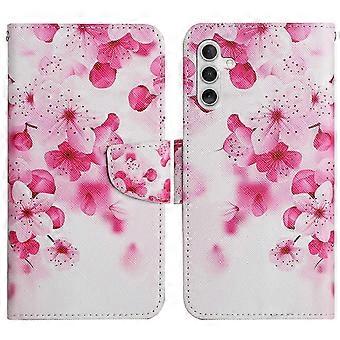 25-26 For Samsung Galaxy A13 5G Painted Pattern Horizontal Flip Leather Phone Case