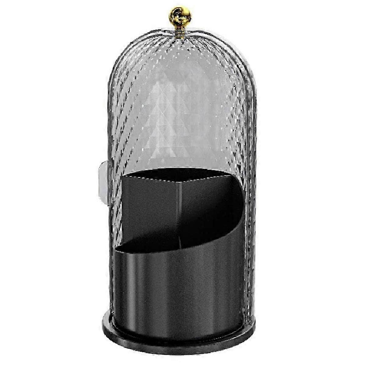 Transparent Dustproof Cosmetic Storage Box Makeup Brush Storage Box Suitable for Dressing Table Bath