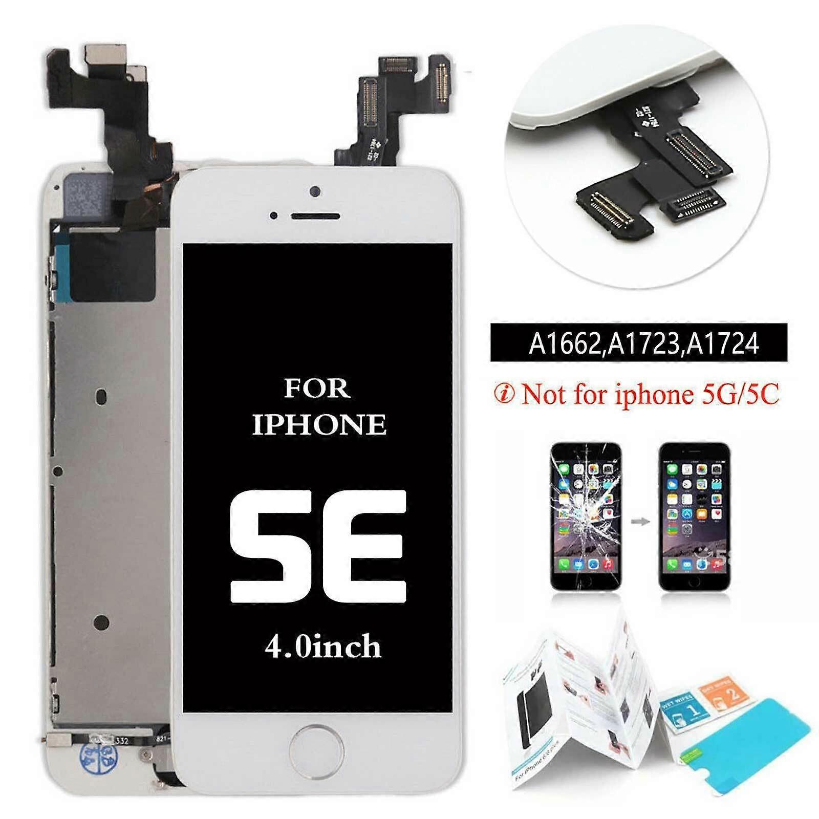 For iPhone SE A1723 A1662 A1724 LCD Display Touch Screen Digitizer + Home Button