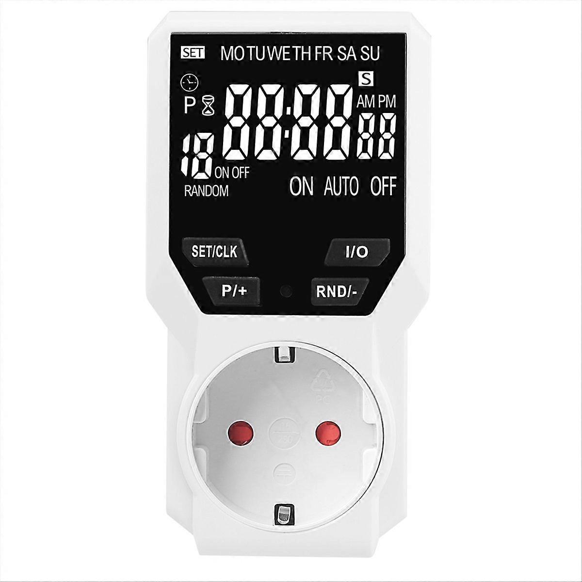 Digital Timer Switch Programmable Electronic Timing Socket Outlet