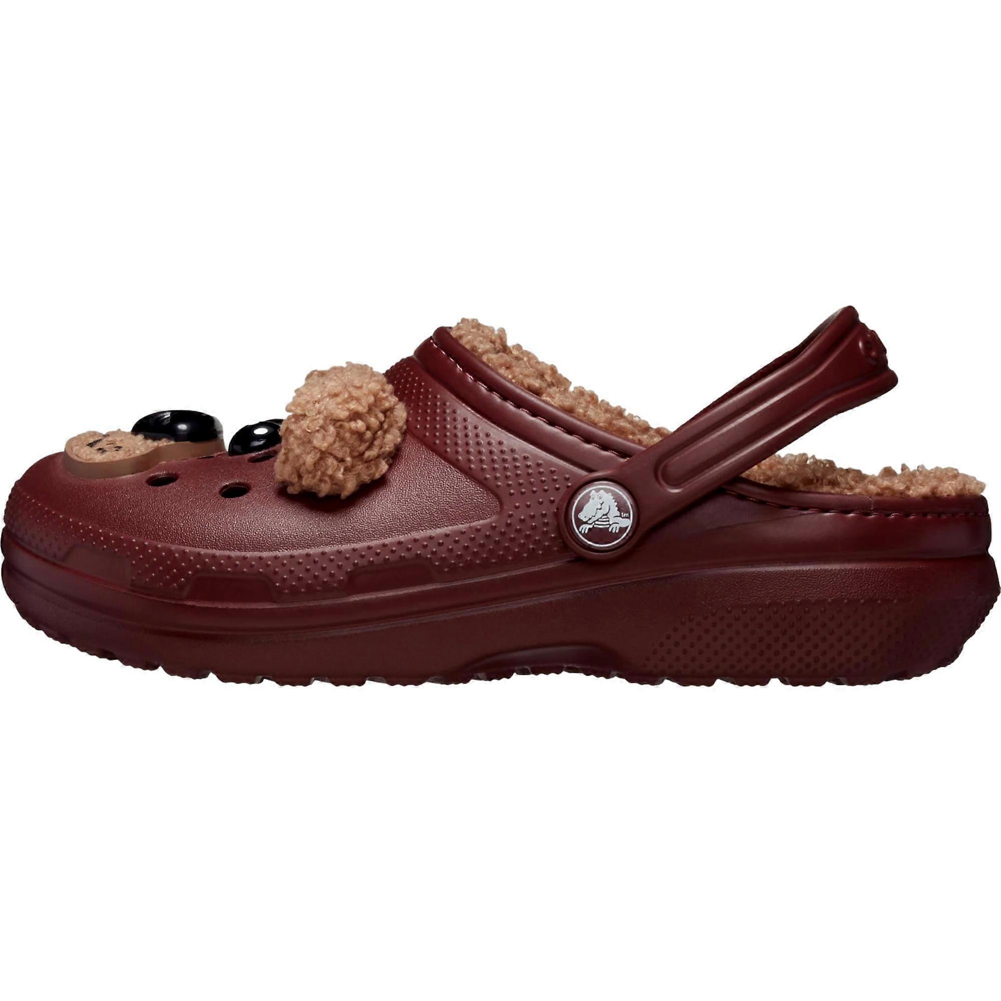 Crocs Classic Fun Lab Bear Lined Clog Brown 210019-2FL Toddler