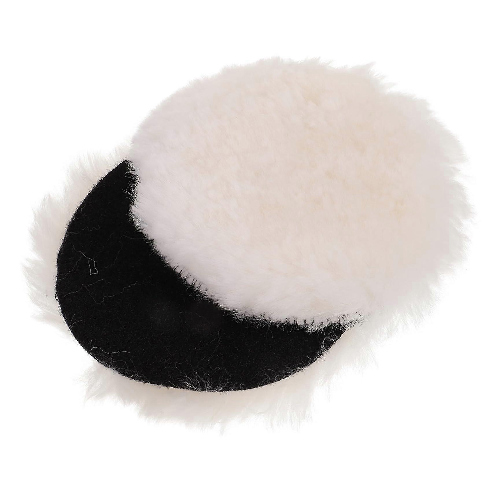 Car Polishing Pad 2 Pcs Wool Buffing Discs Machine Polishing Pads For Car Paint Surface Conditioning