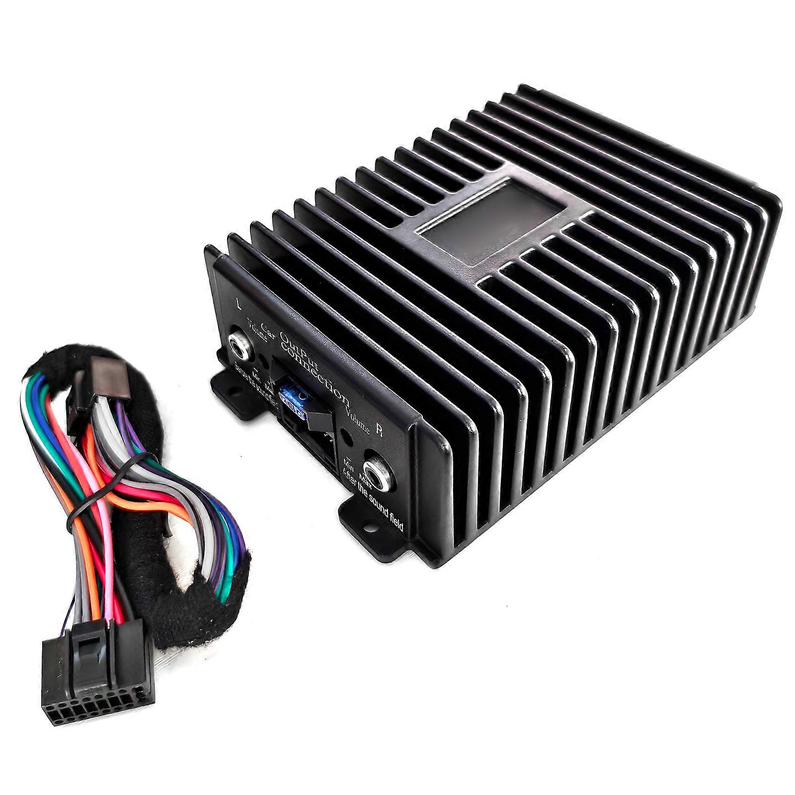 Amplificateur DSP à quatre canaux MF80.4 avec processeur audio pour une expérience sonore améliorée en voiture et une large compatibilité (multicolore).