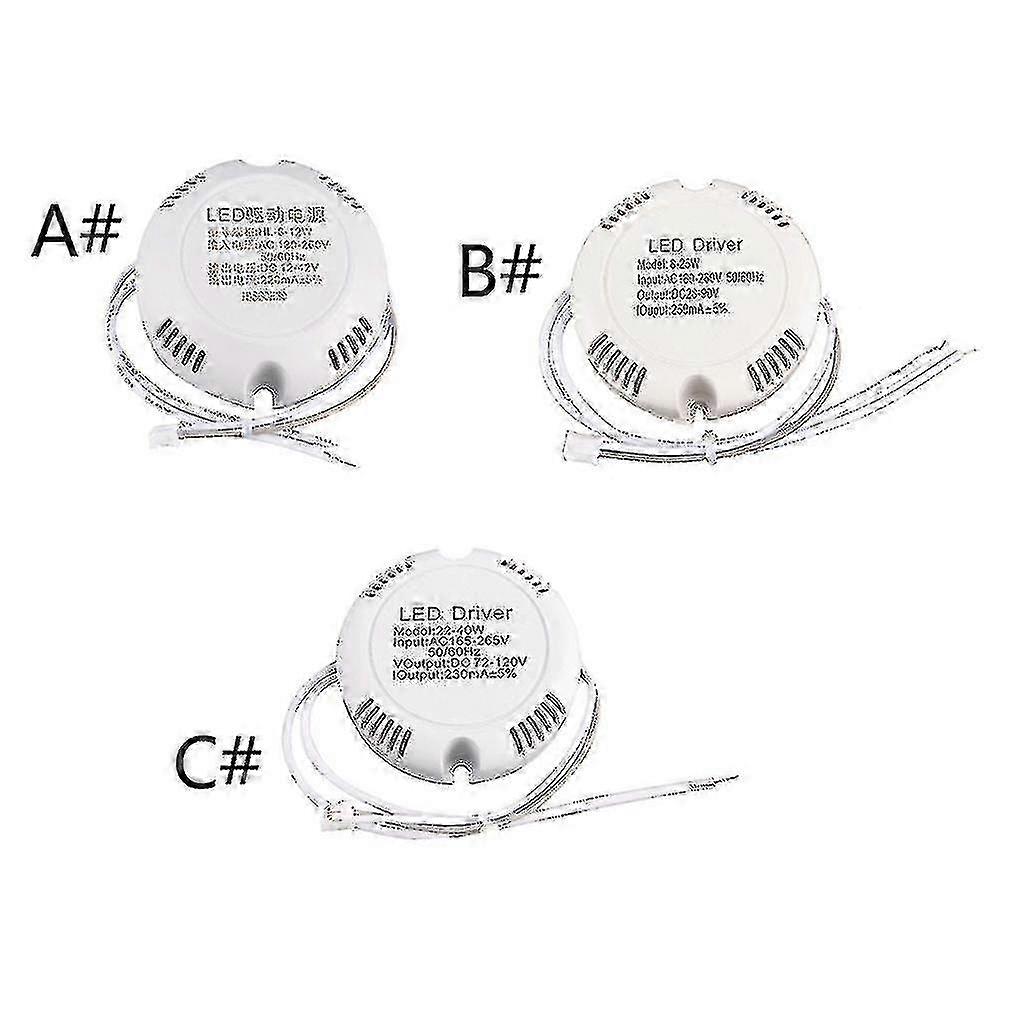 Circular LED Lamp Driver Transformer AC180-260V Power Supply