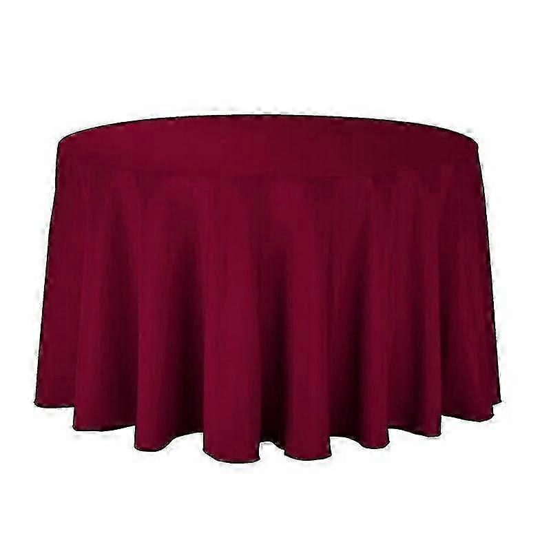 Solid color tablecloth for home decor - white, black, red, blue, gold