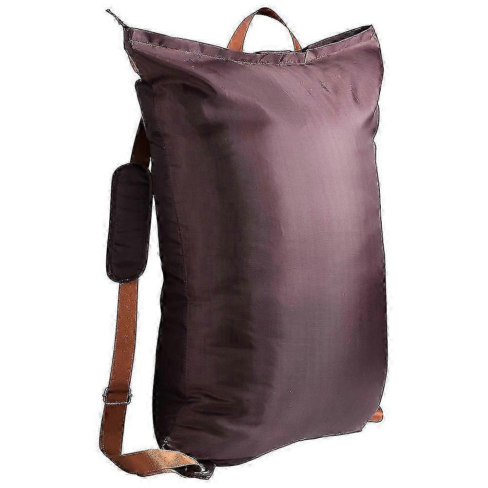 Portable Large Capacity Oxford Clothes Drawstring Clothes Laundry Bag Backpack