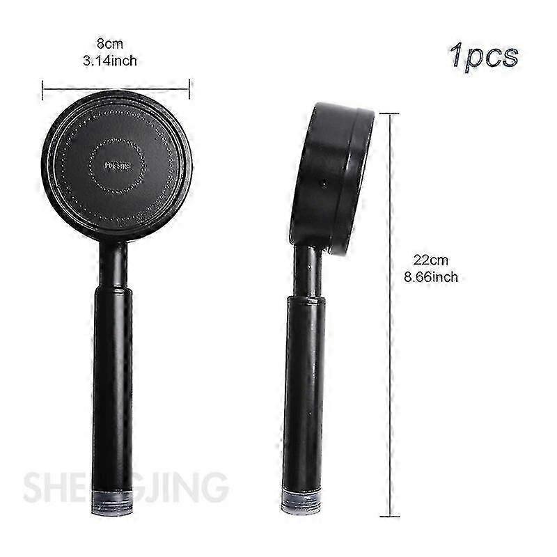 絶妙なSJ304ステンレス鋼シャワーヘッドセット高圧フィルターブラックレインフォールシャワーヘッドバスホースシャワーバスルームアクセサリー用