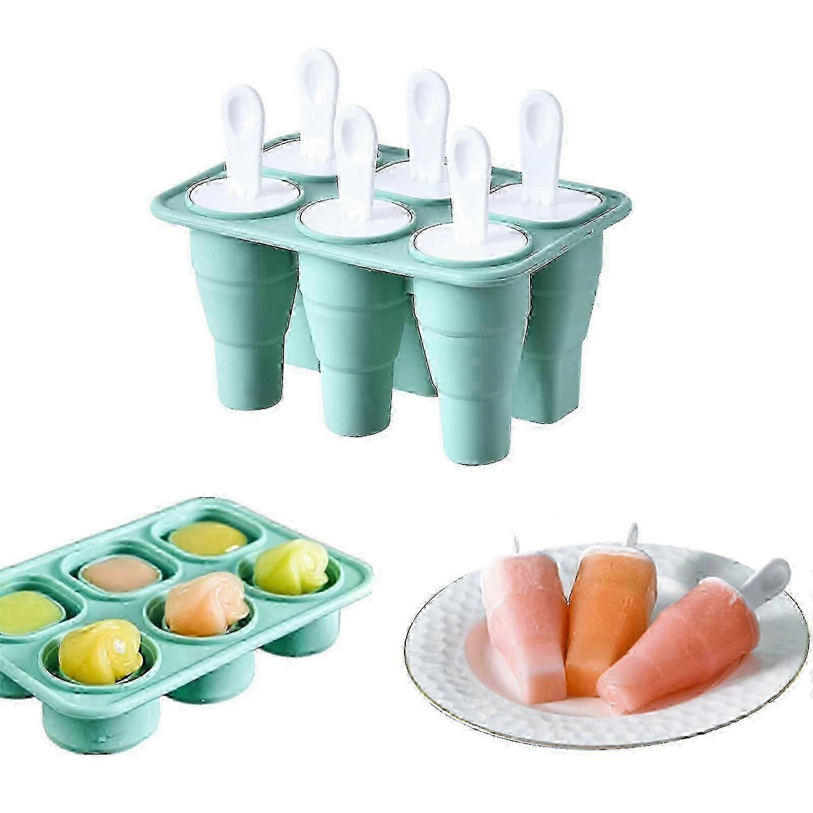Silicone Popsicle Molds DIY Ice Cream Maker