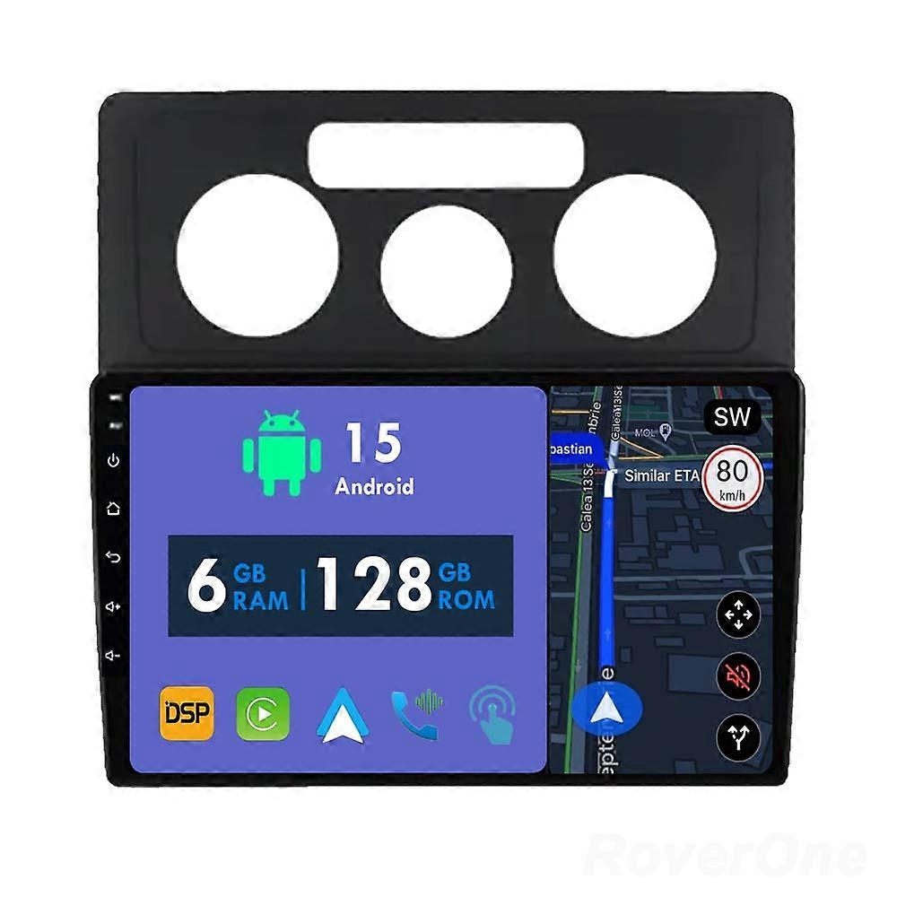RoverOne Car Electronics Radio 6G+128G for Caddy 2K 3 2004-2010 Navigation Wireless CarPlay Android