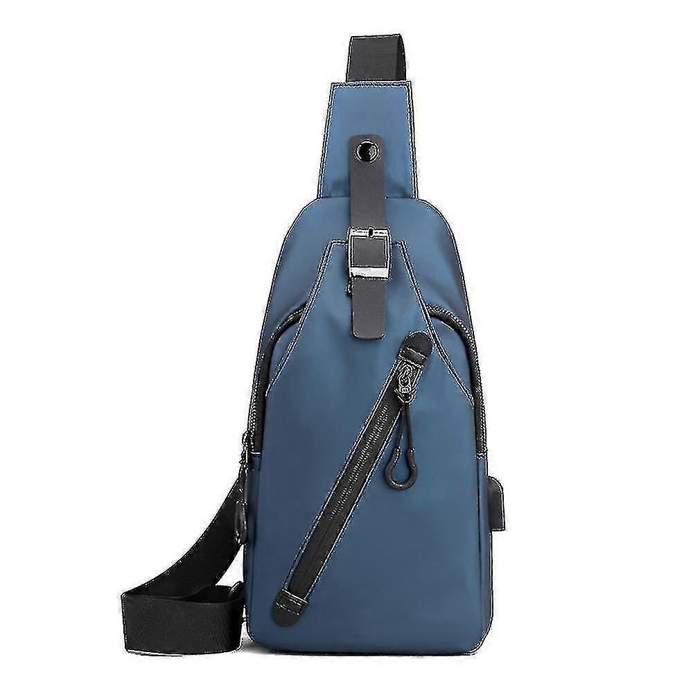 Sling backpack for men with USB charging port