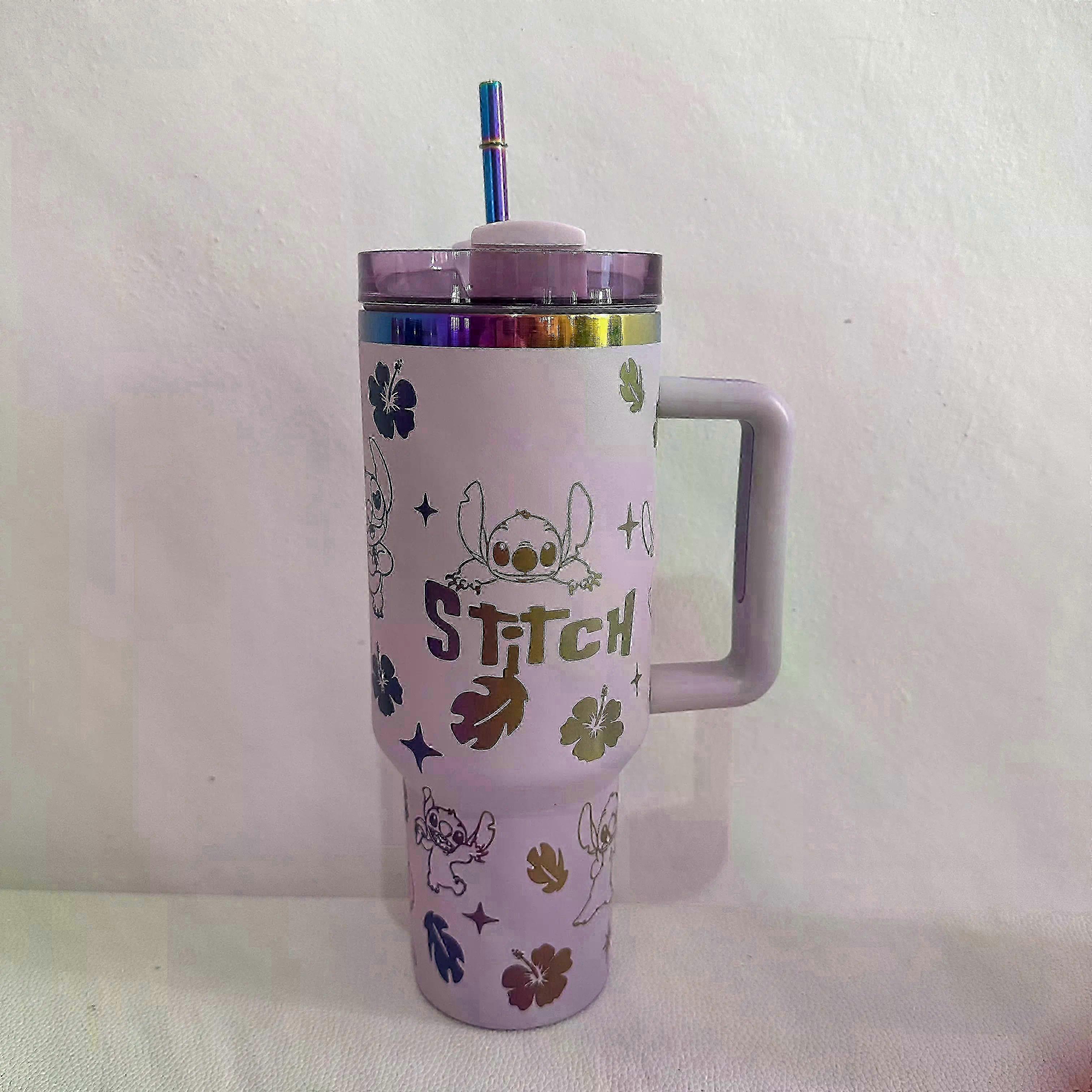 Disney Stitch 40OZ Stainless Steel Insulated Cup 304 Stainless Steel Insulated Vacuum Insulated Car Cup Sports Outdoor Travel 2025