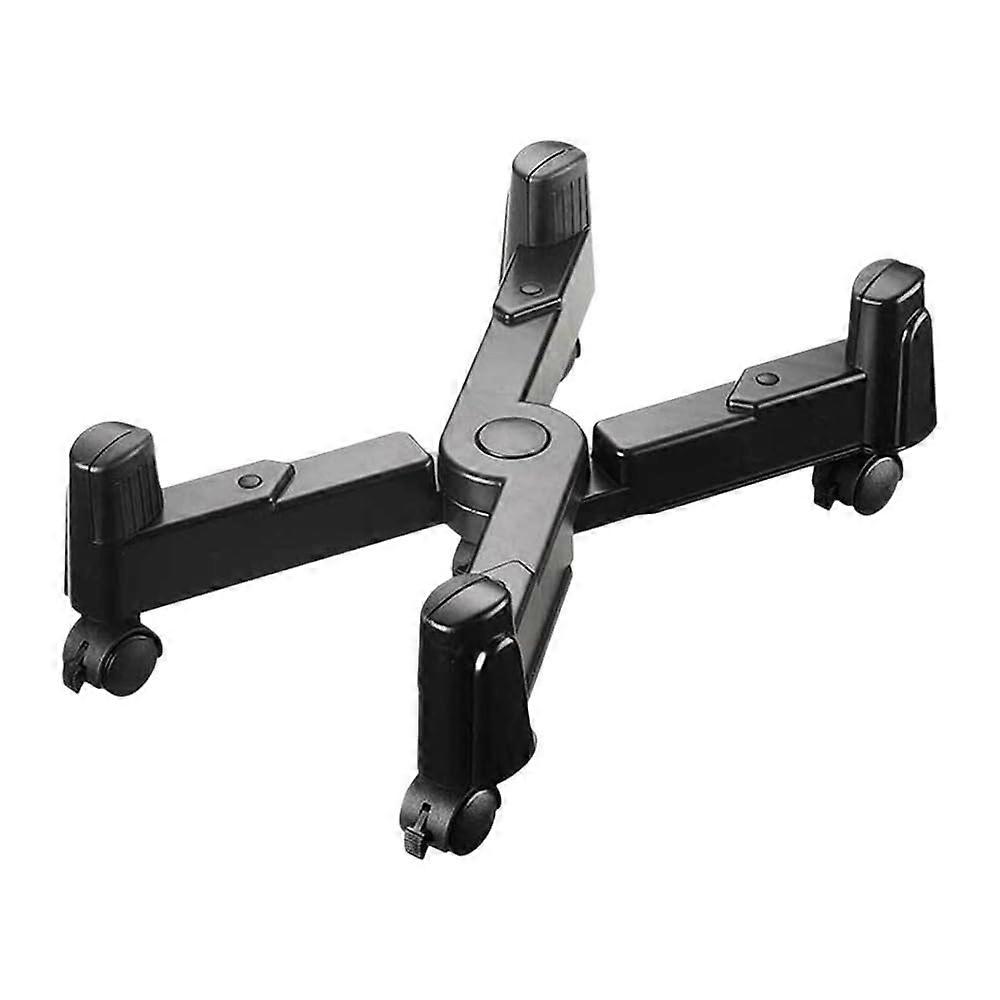 PC Tower Floor Stand With Adjustable Width And Length Under Desk Mobile CPU With Five Casters For Home Gaming