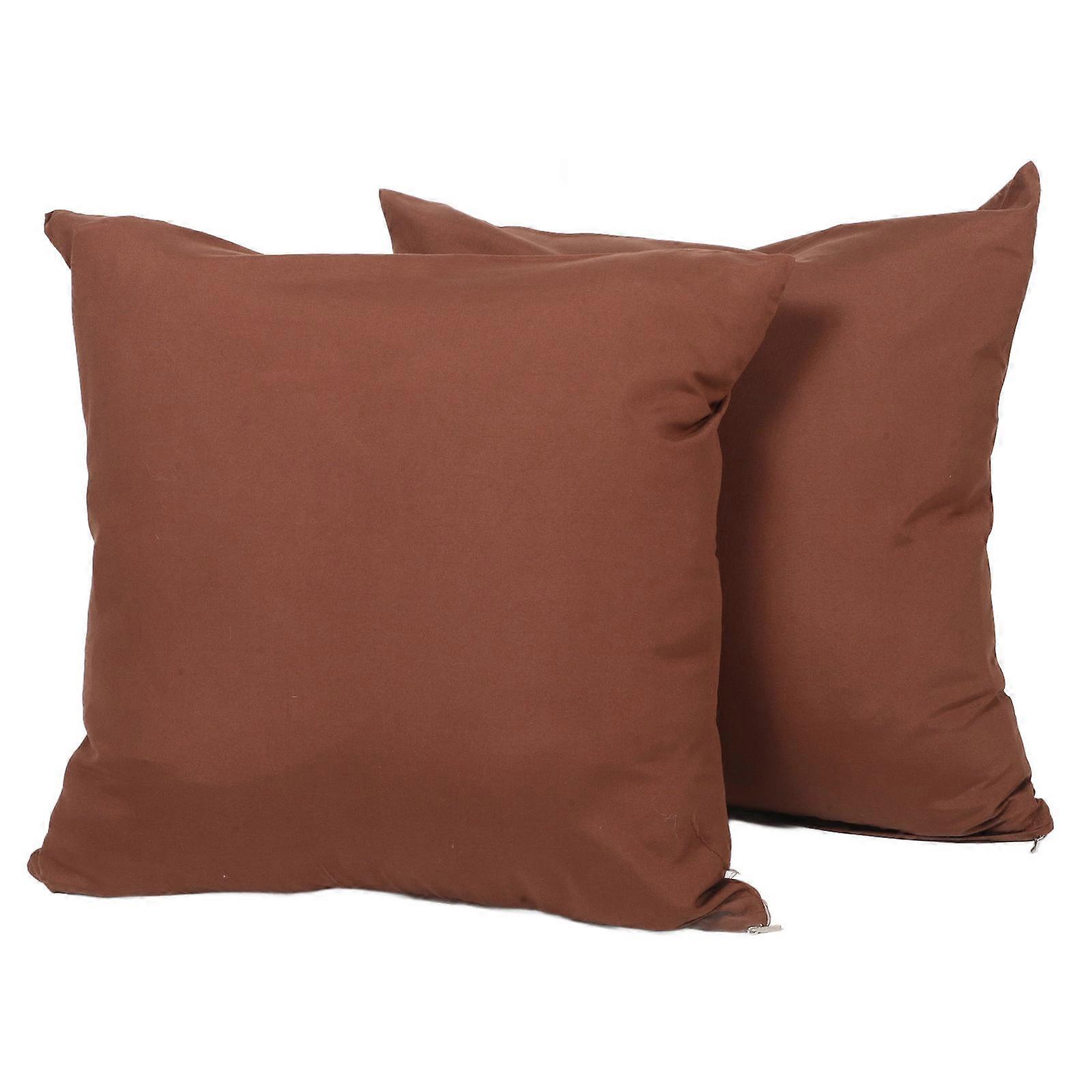 Coffee Throw Pillow Covers for Daily Decorative Use 2Pcs Set
